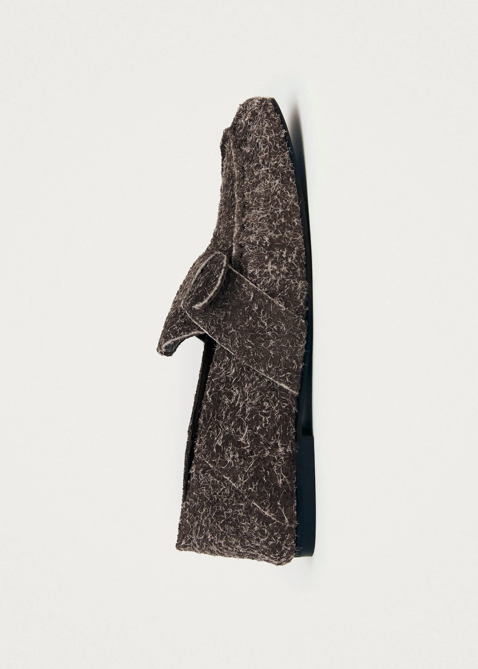 Aeryn Suede Fuzzy Brown Leather Loafers - Image 5