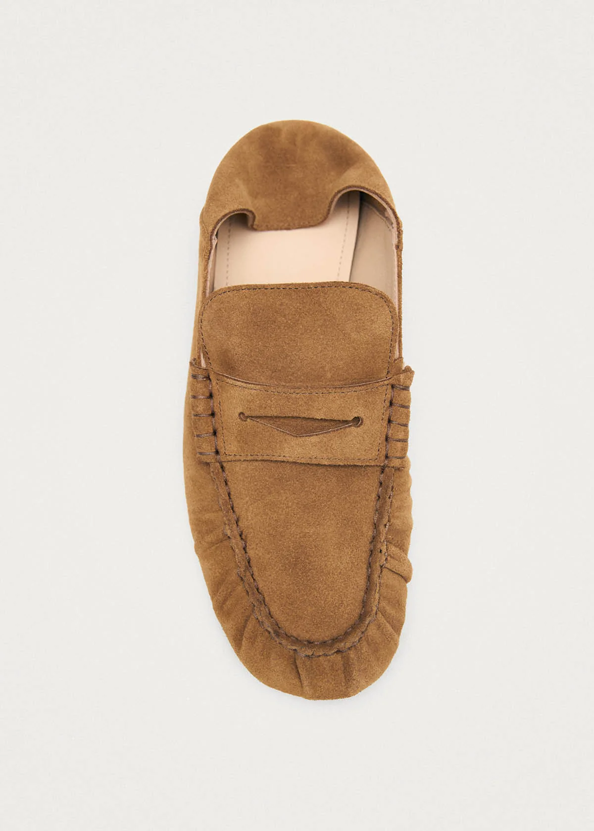 Aven Mule Suede Tan Leather Loafers - Image 5