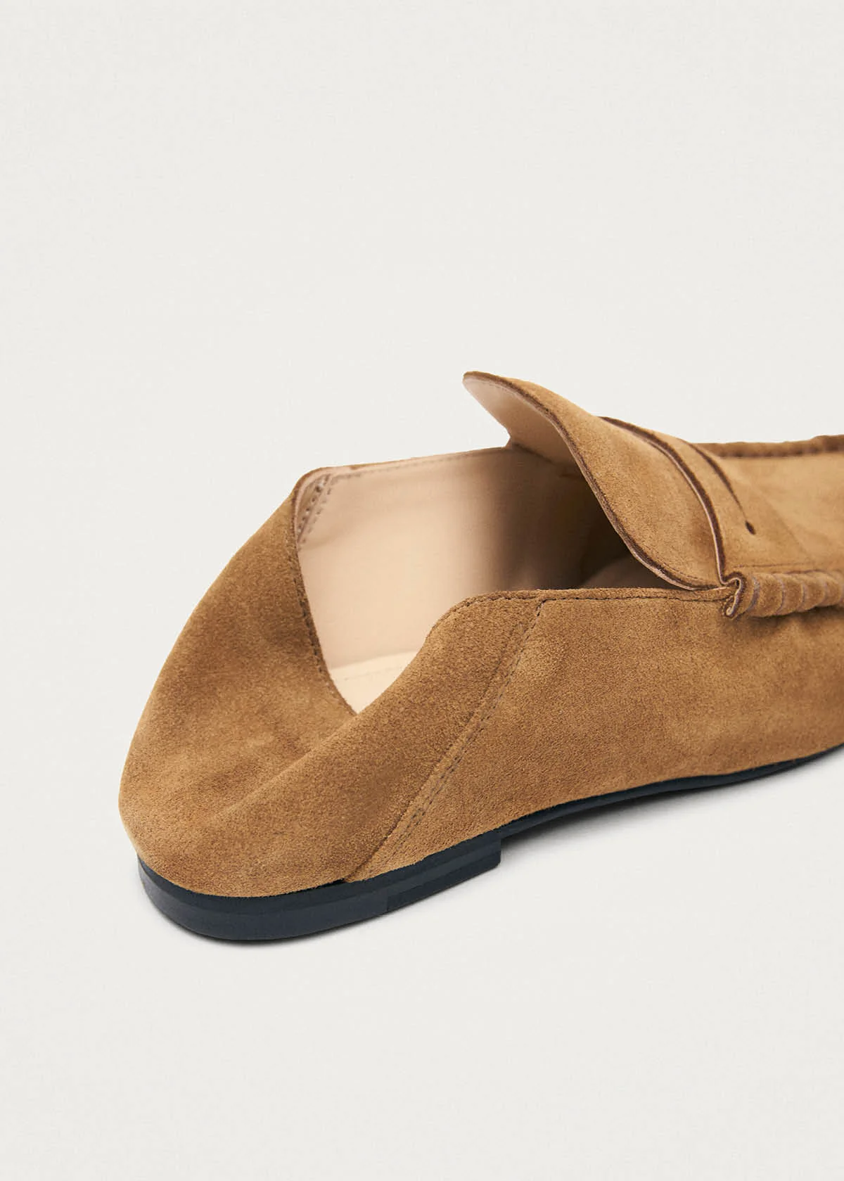 Aven Mule Suede Tan Leather Loafers - Image 7