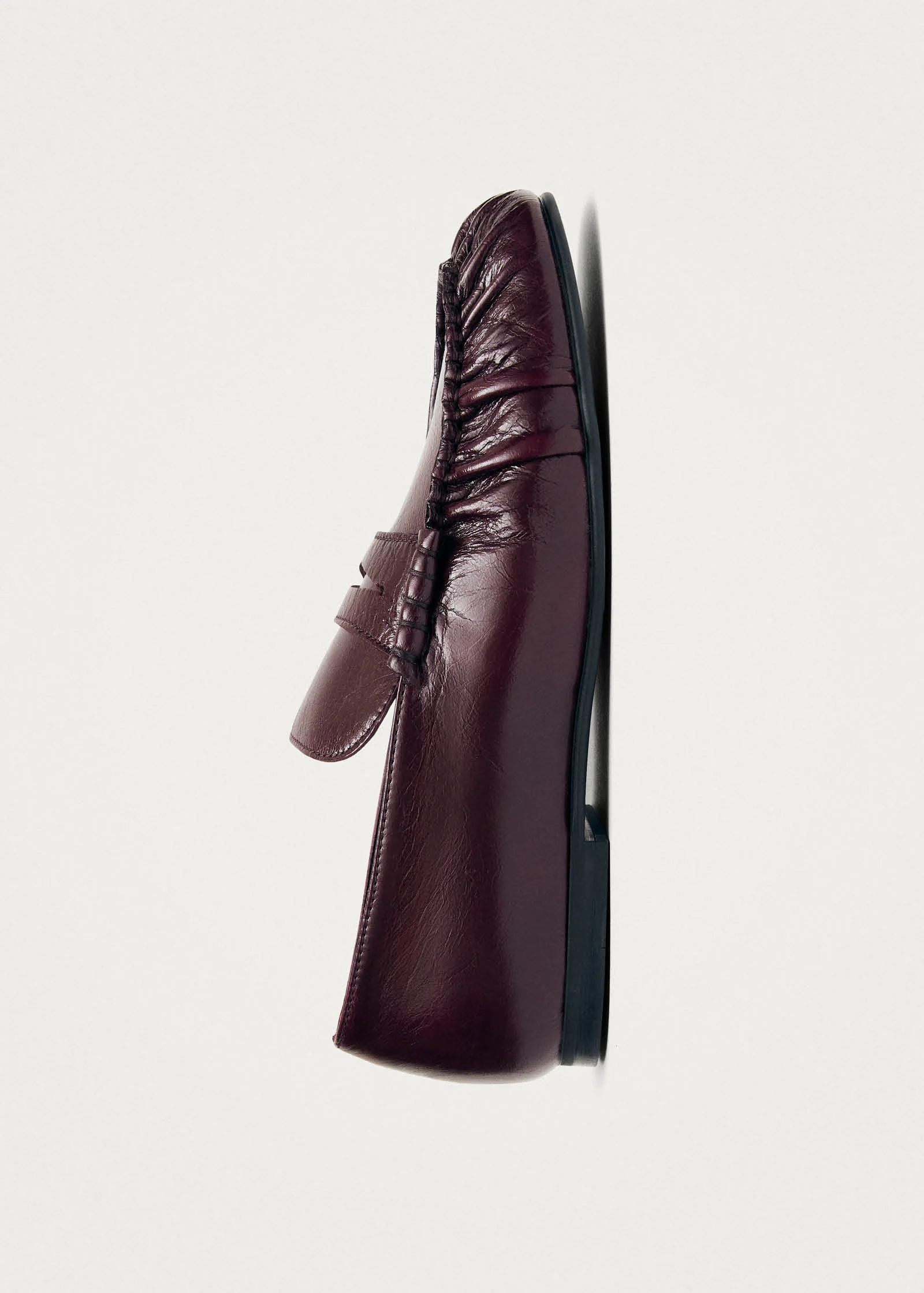 Aven Rift Burgundy Leather Loafers - Image 4