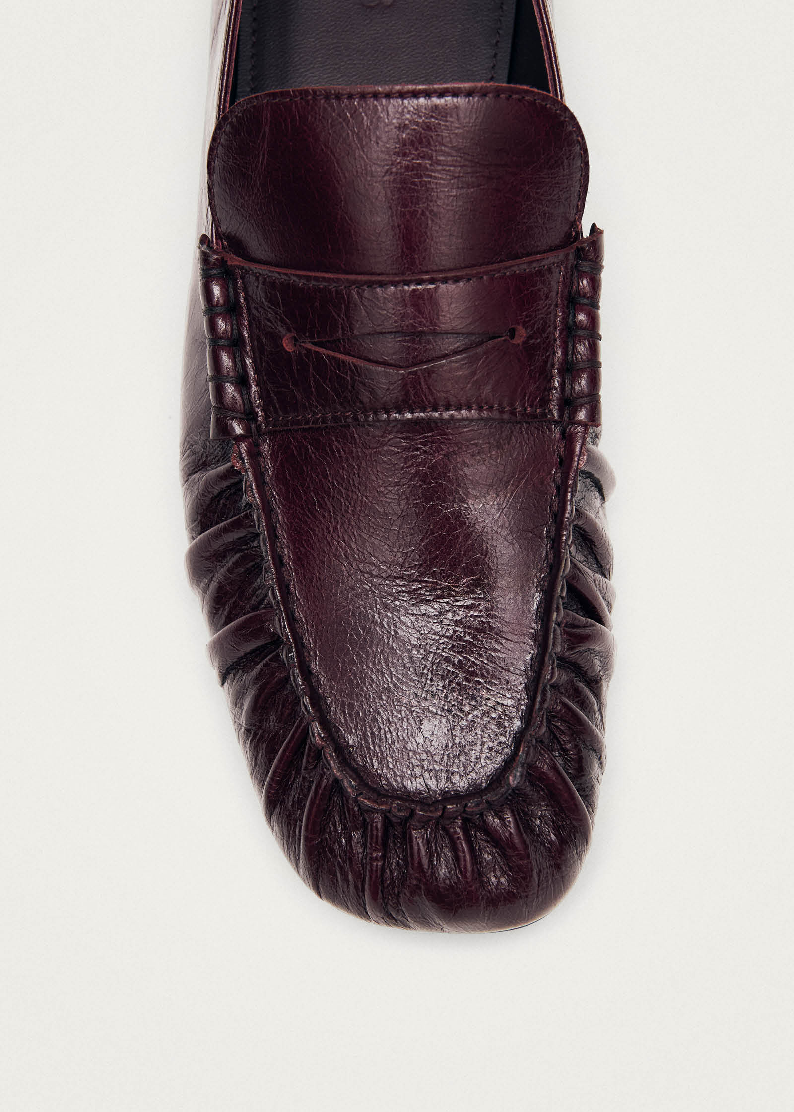 Aven Rift Burgundy Leather Loafers - Image 7