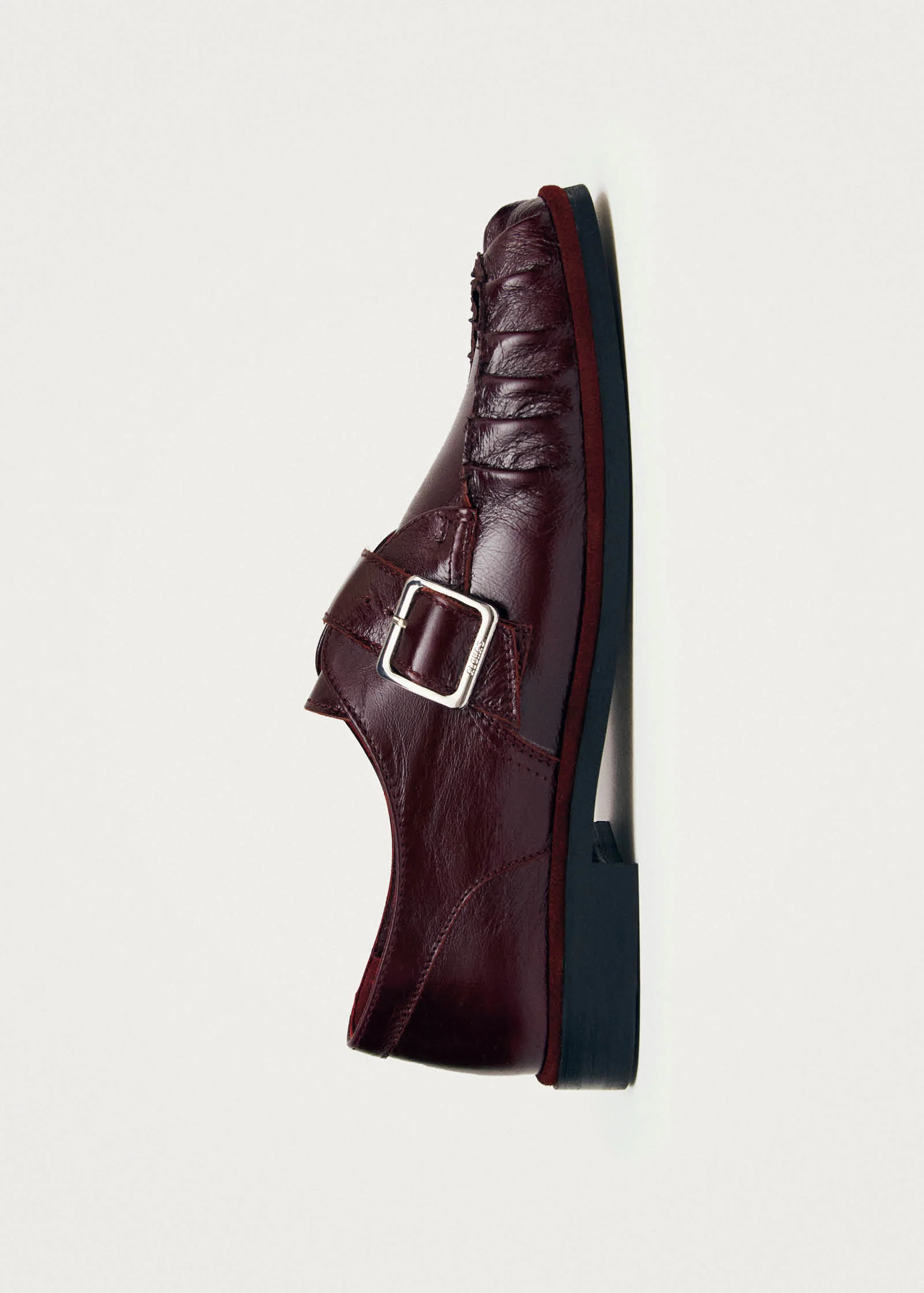 Brandy Burgundy Leather Loafers - Image 5