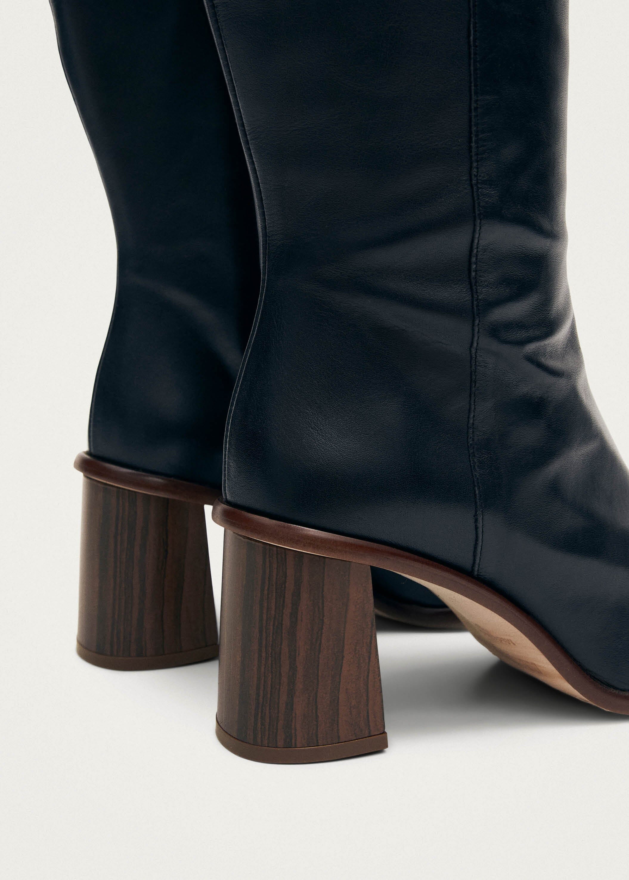 East Black Leather Boots - Image 4