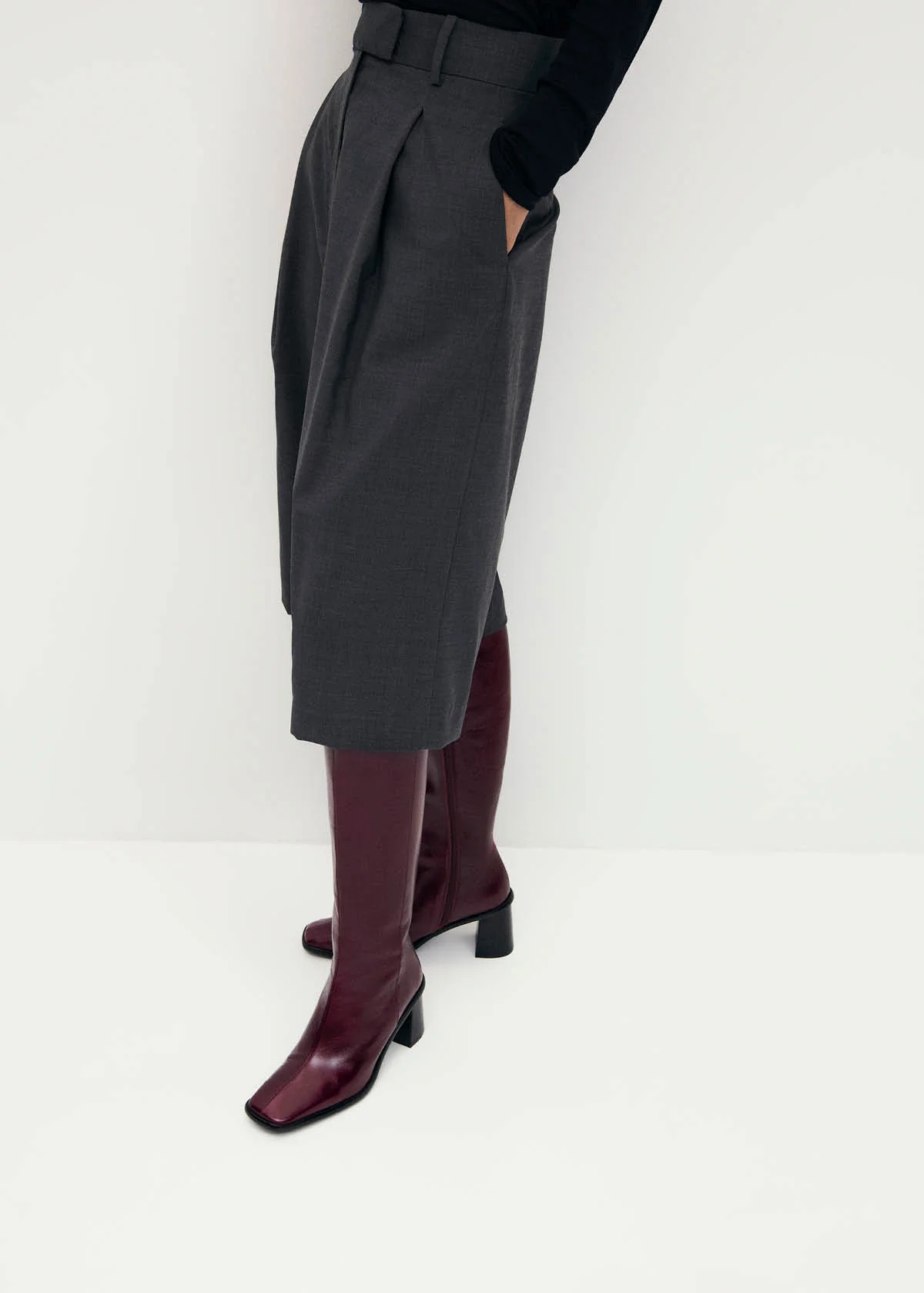 East Rift Burgundy Leather Boots - Image 2