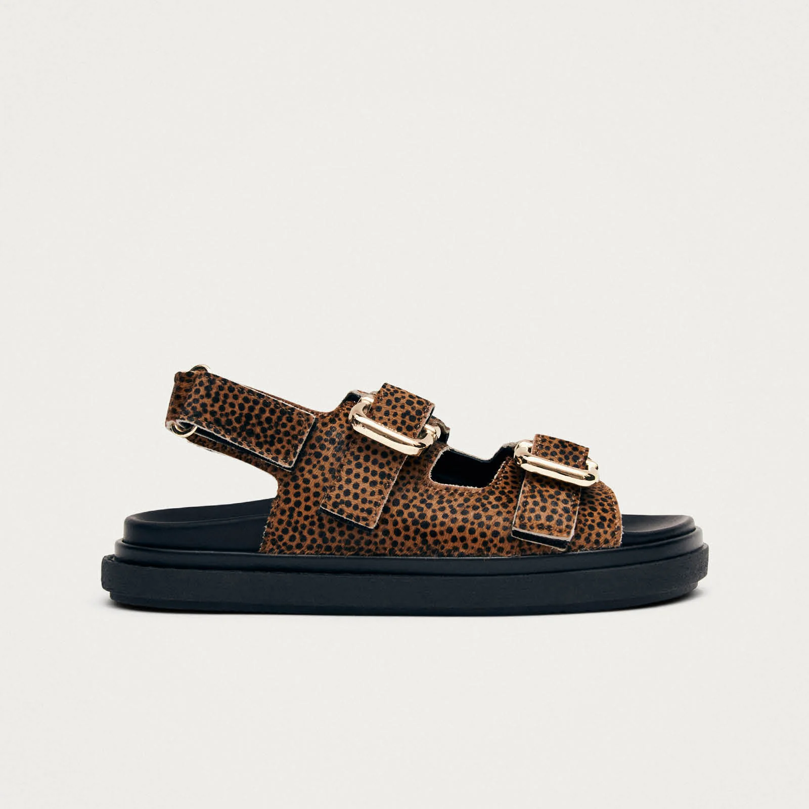 Harper Soft Tan Leather Sandals - Image 3