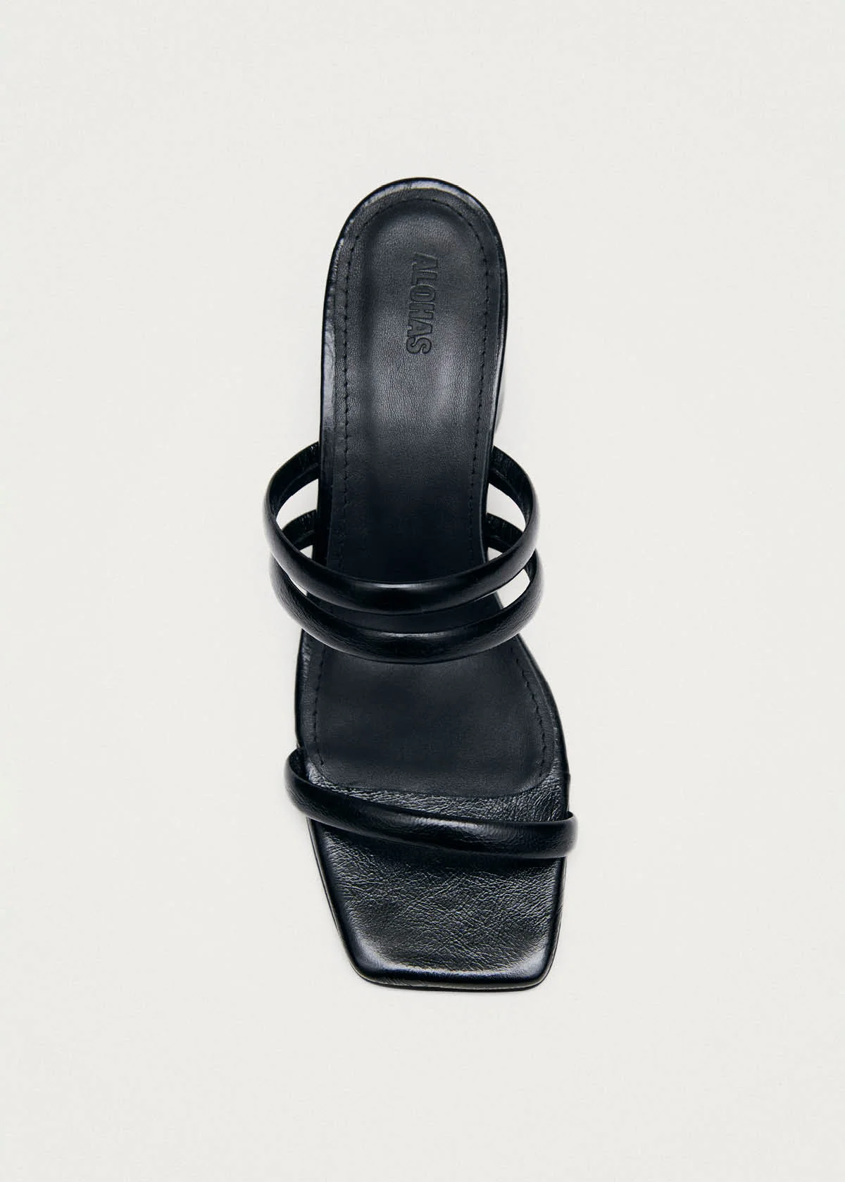 Indiana Rift Black Leather Sandals - Image 5
