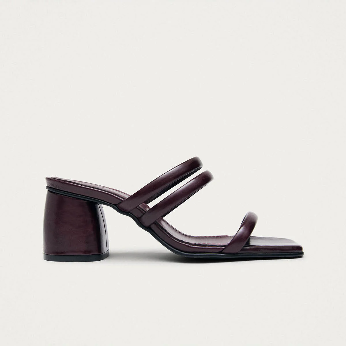 Indiana Rift Burgundy Leather Sandals - Image 3