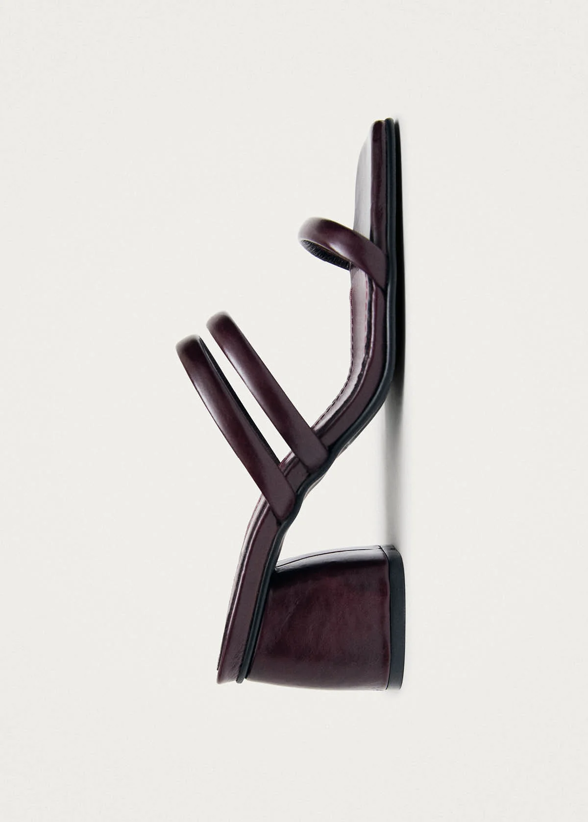 Indiana Rift Burgundy Leather Sandals - Image 4