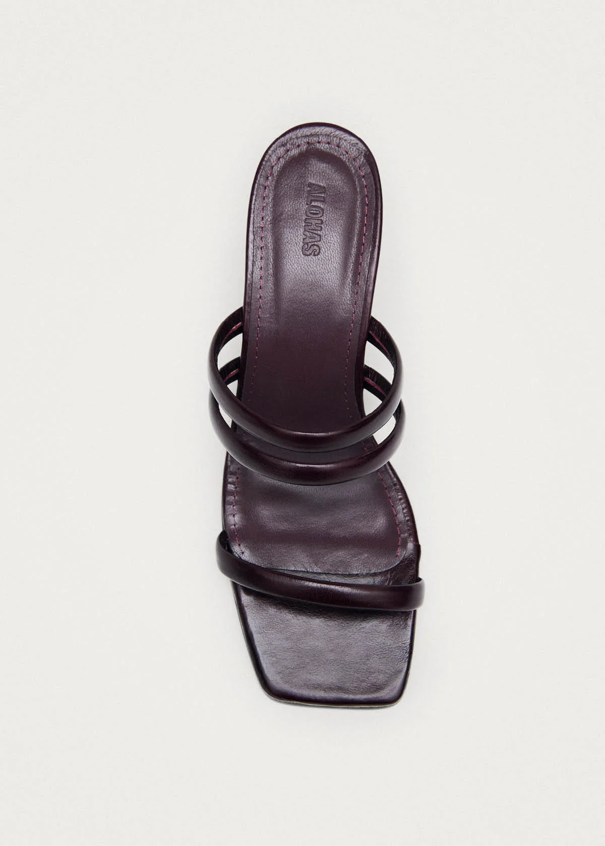 Indiana Rift Burgundy Leather Sandals - Image 5