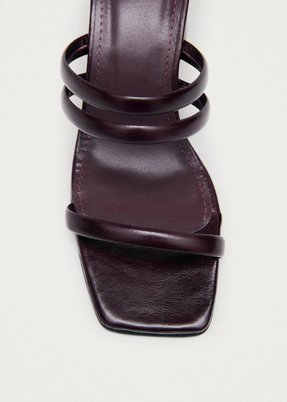 Indiana Rift Burgundy Leather Sandals - Image 6