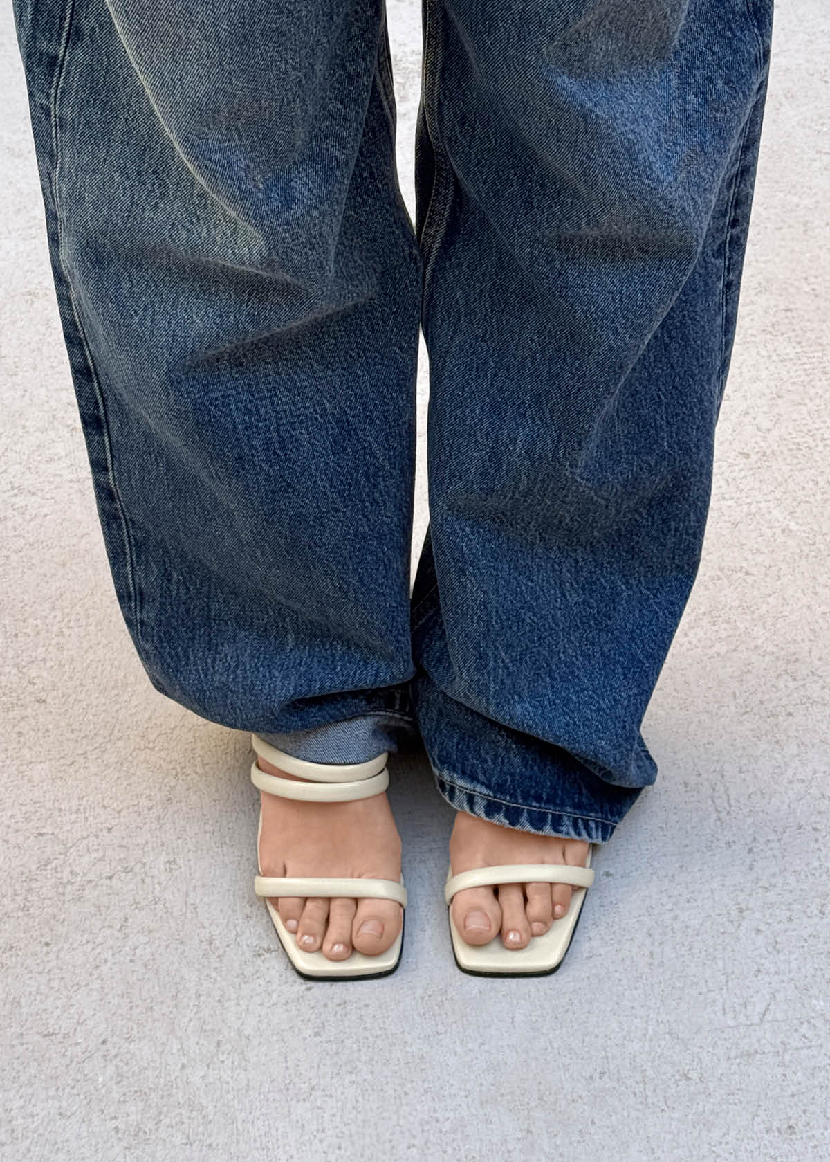 Indiana Rift Cream Leather Sandals - Image 2