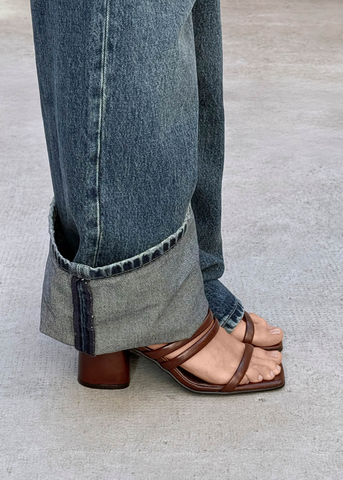 Indiana Rift Dark Brown Leather Sandals - Image 2