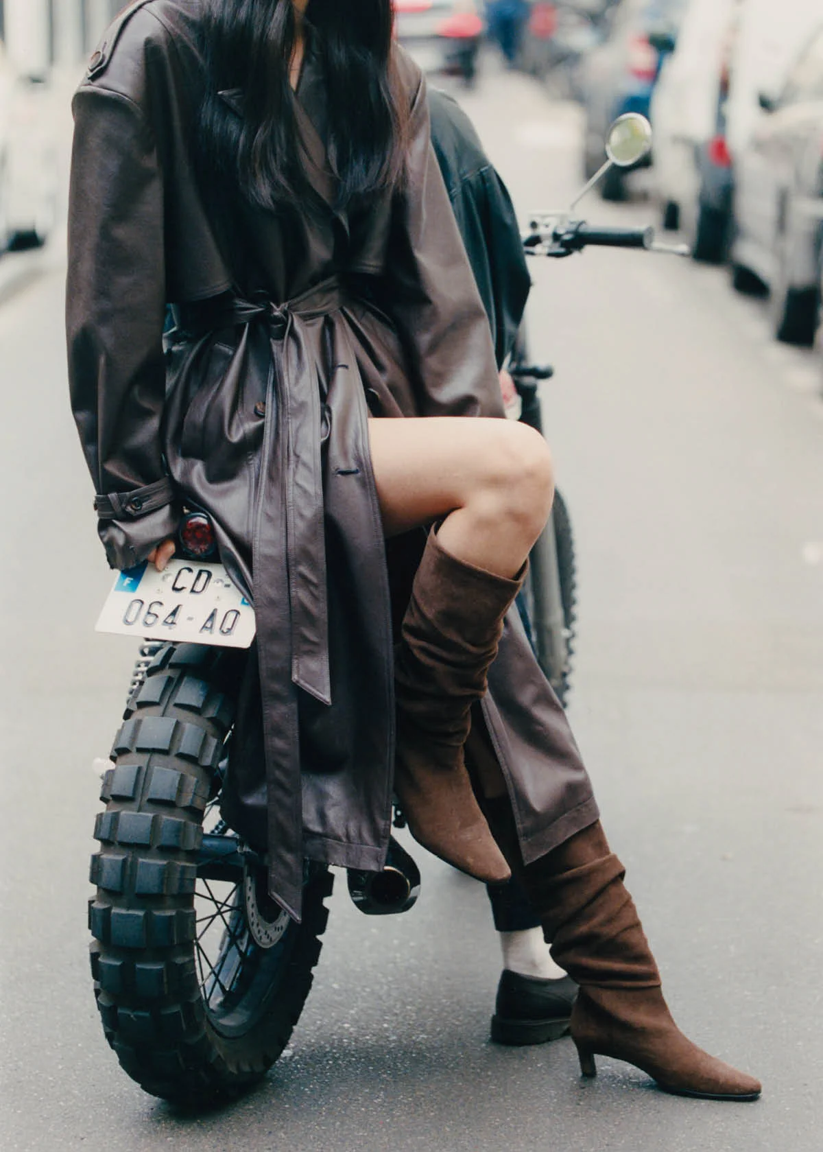 Kalila Suede Brown Leather Boots - Image 2