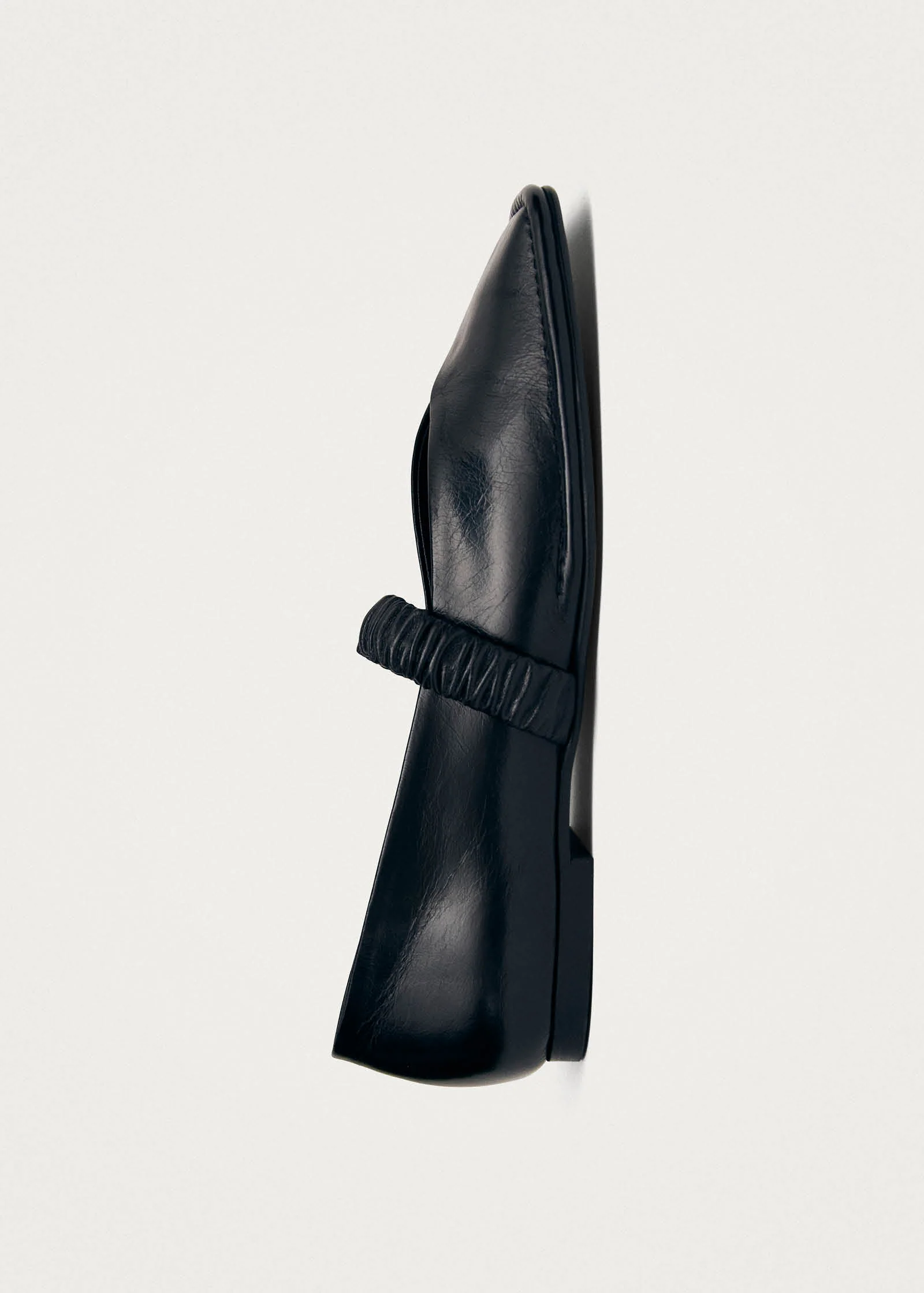 Lautan Black Leather Ballet Flats - Image 6