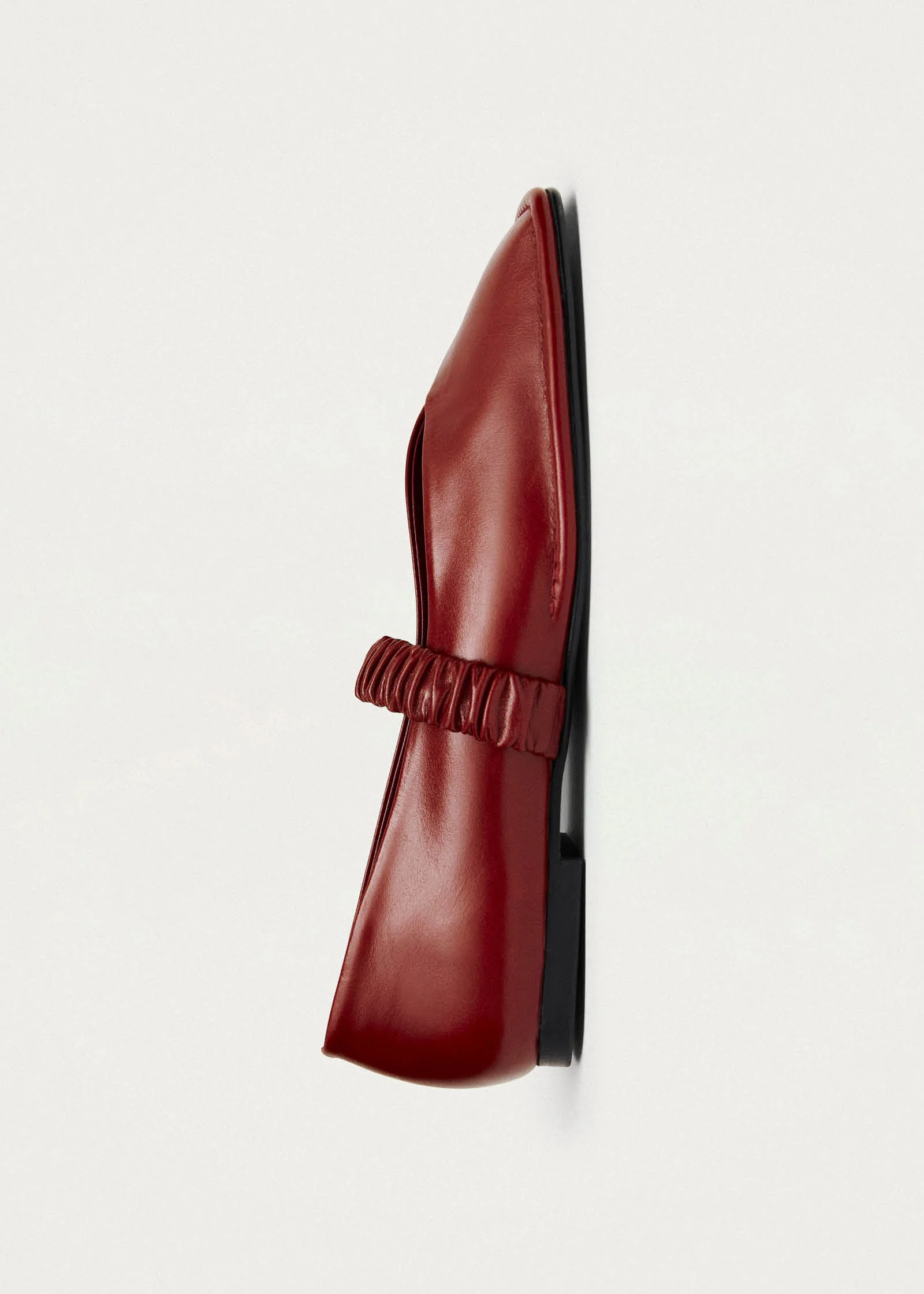 Lautan Red Leather Ballet Flats - Image 6