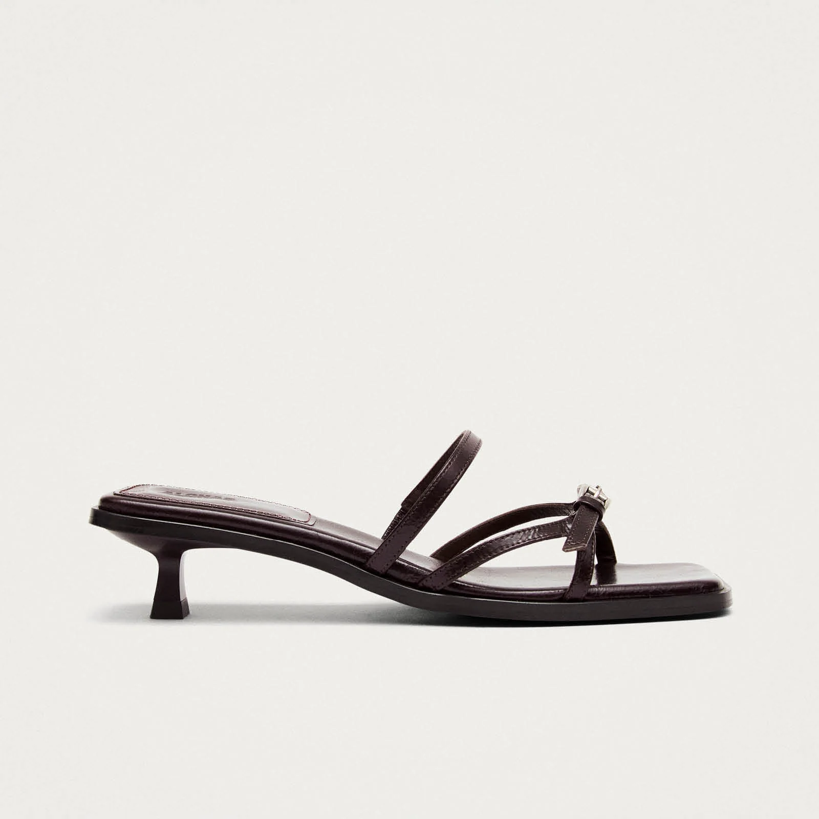 Liko Rift Dark Brown Leather Sandals - Image 3