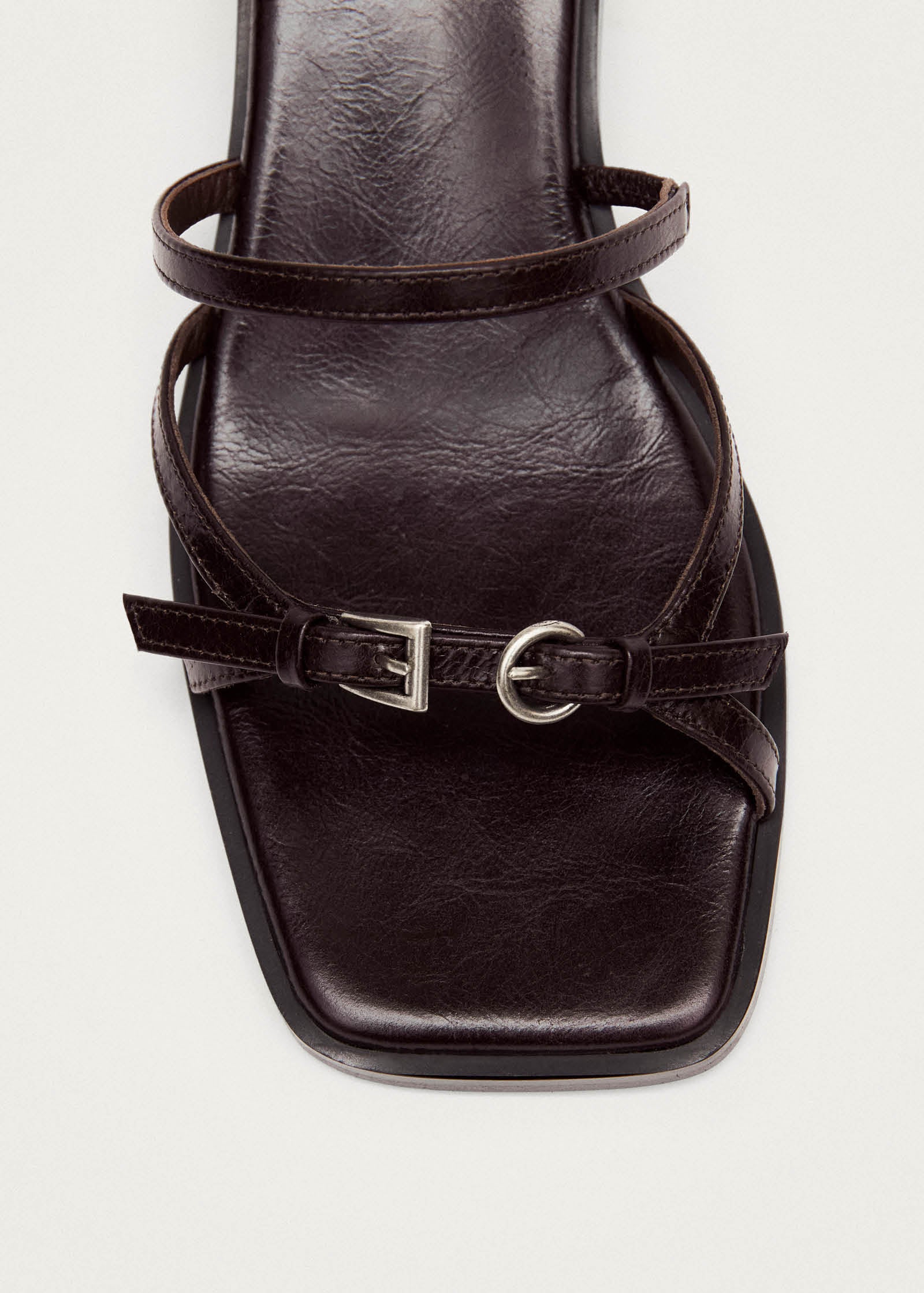 Liko Rift Dark Brown Leather Sandals - Image 6
