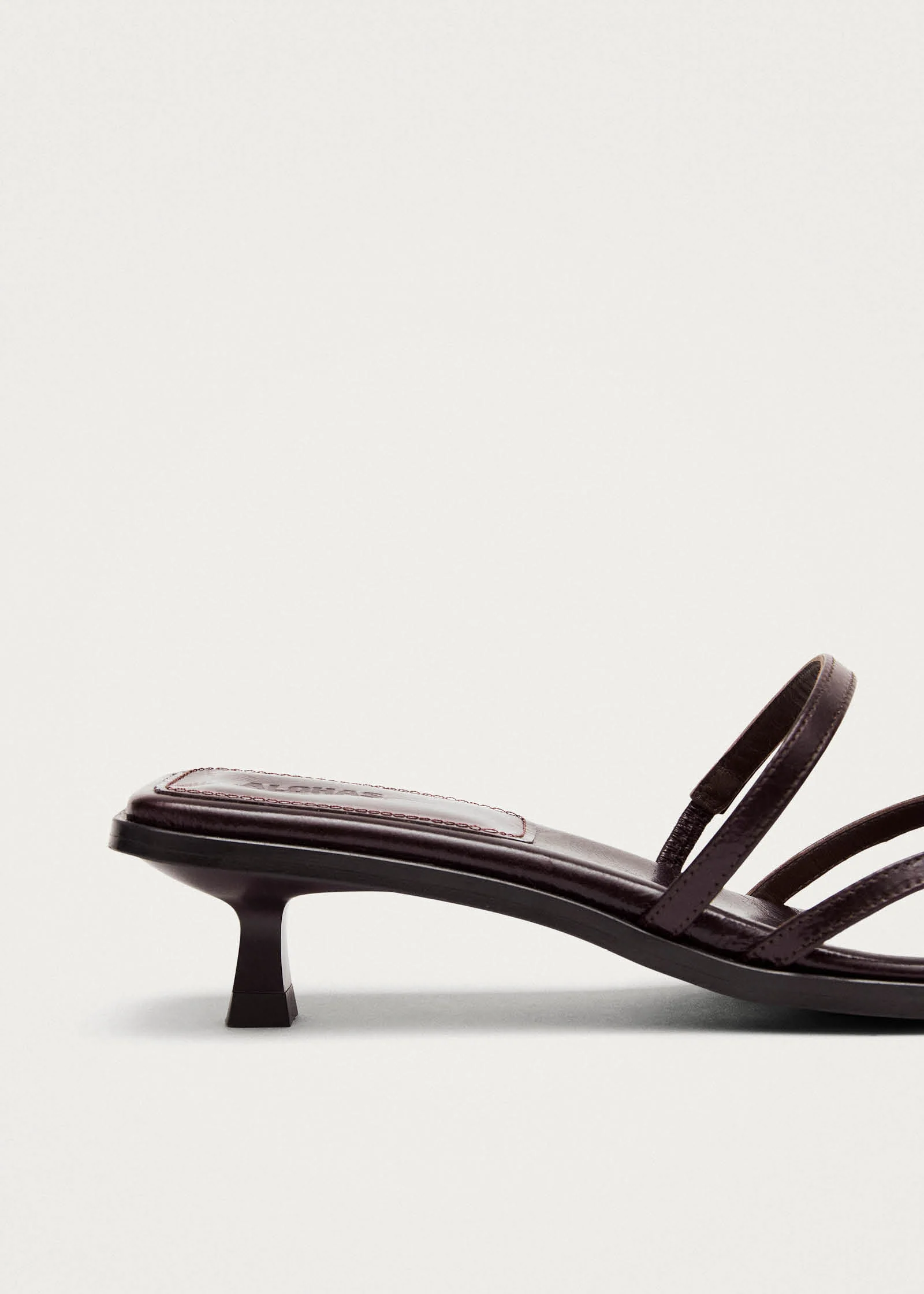 Liko Rift Dark Brown Leather Sandals - Image 7