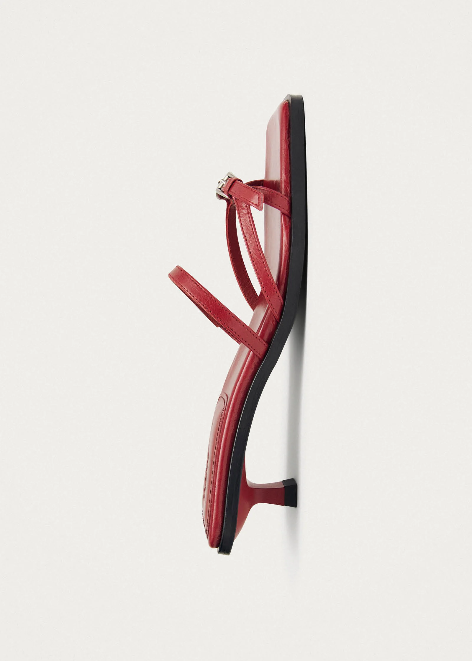 Liko Rift Red Leather Sandals - Image 4