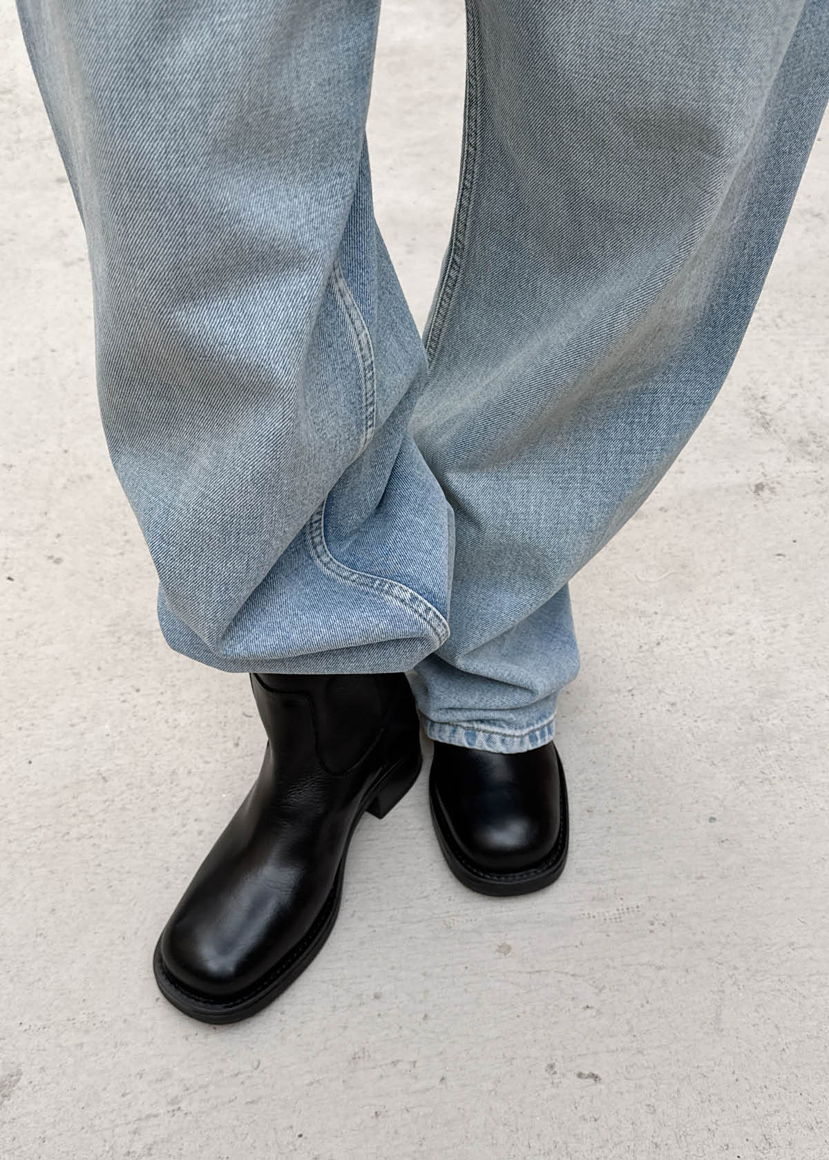 Rajan Black Leather Boots - Image 2
