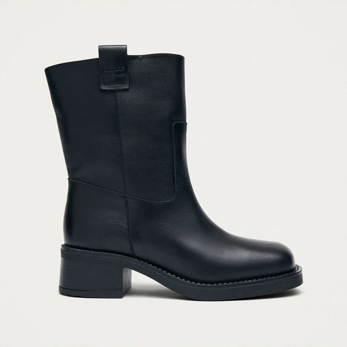 Rajan Black Leather Boots - Image 3