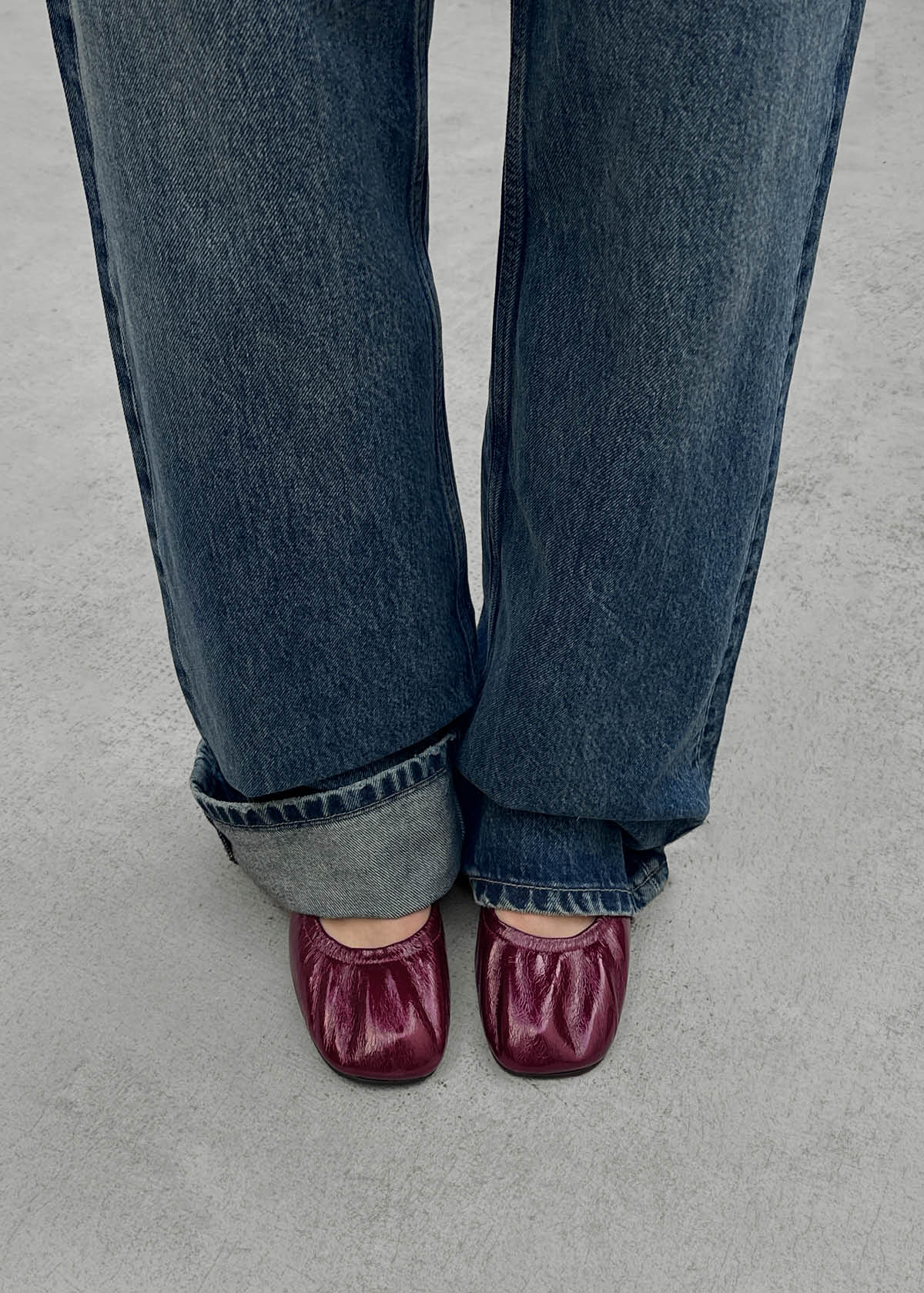 Rhiane Patent Burgundy Leather Pumps - Image 2