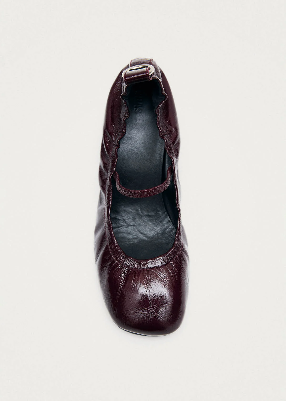 Rhiane Patent Burgundy Leather Pumps - Image 5