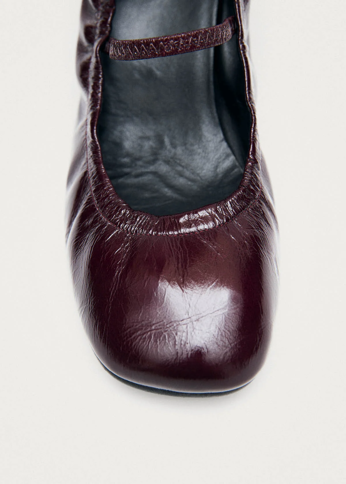 Rhiane Patent Burgundy Leather Pumps - Image 6
