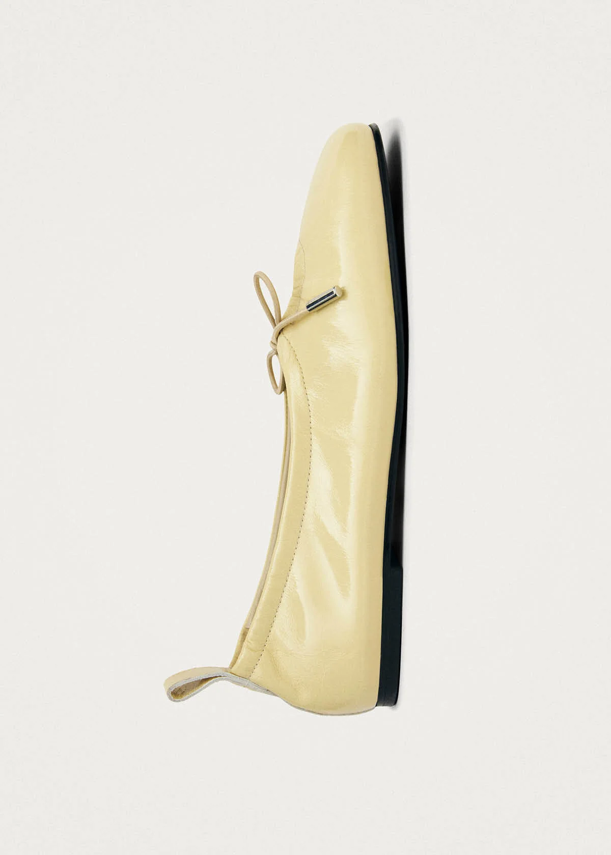 Rosalind Patent Vanilla Leather Ballet Flats - Image 6