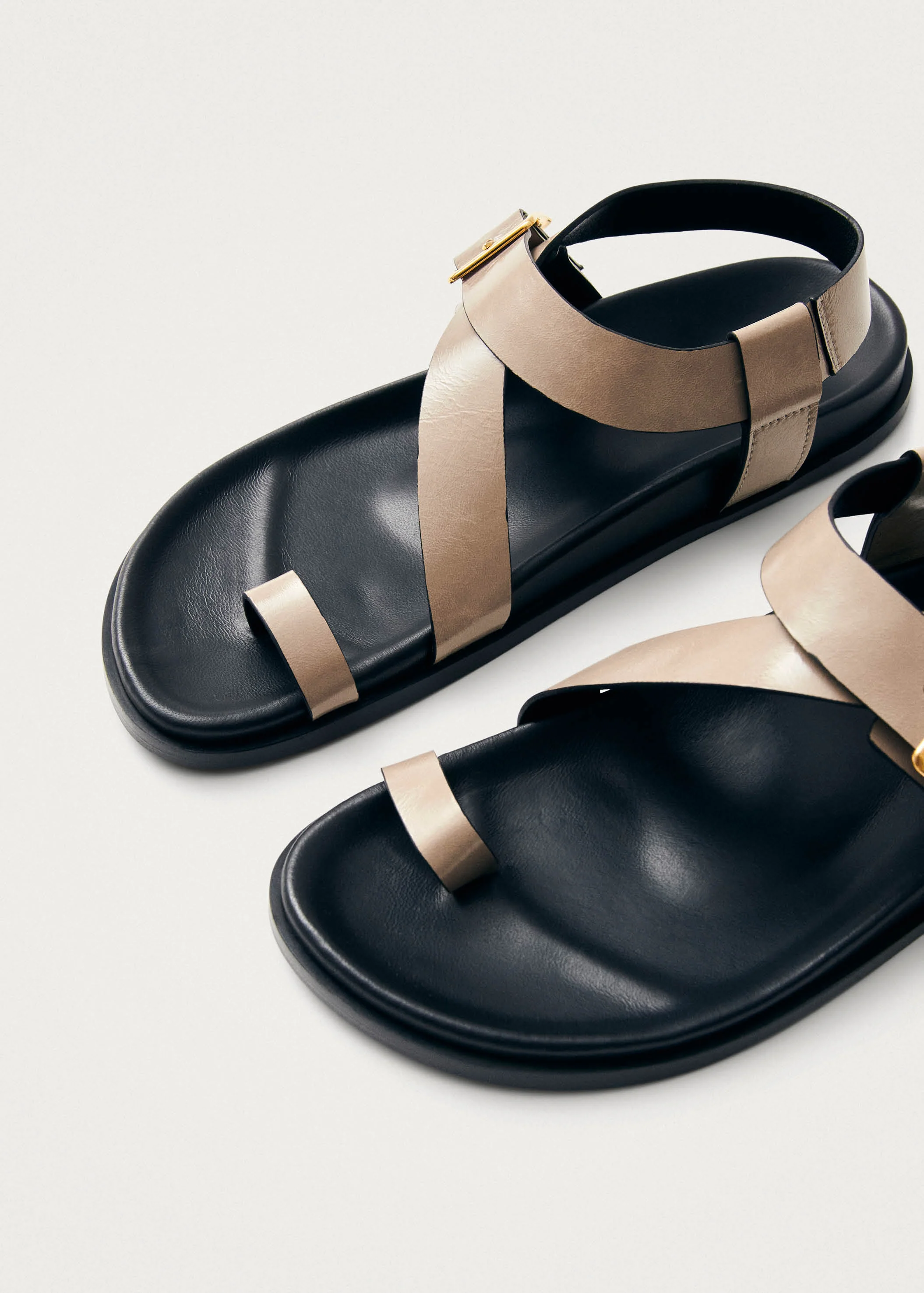 Siren Onix Stone Beige Leather Sandals - Image 6