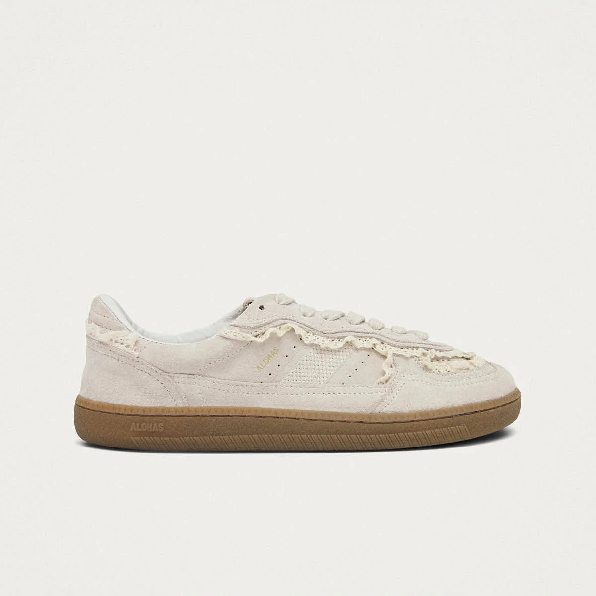Tb.00 Barefoot Crochet Cream Leather Sneakers - Image 3