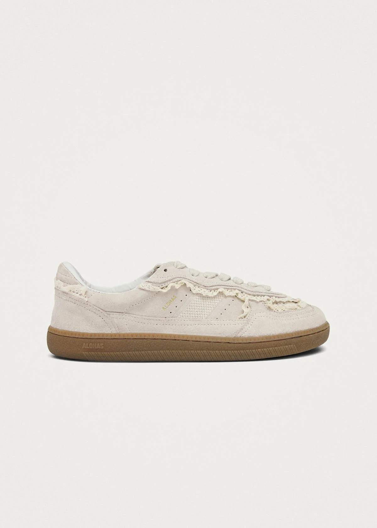 Tb.00 Barefoot Crochet Cream Leather Sneakers - Image 4
