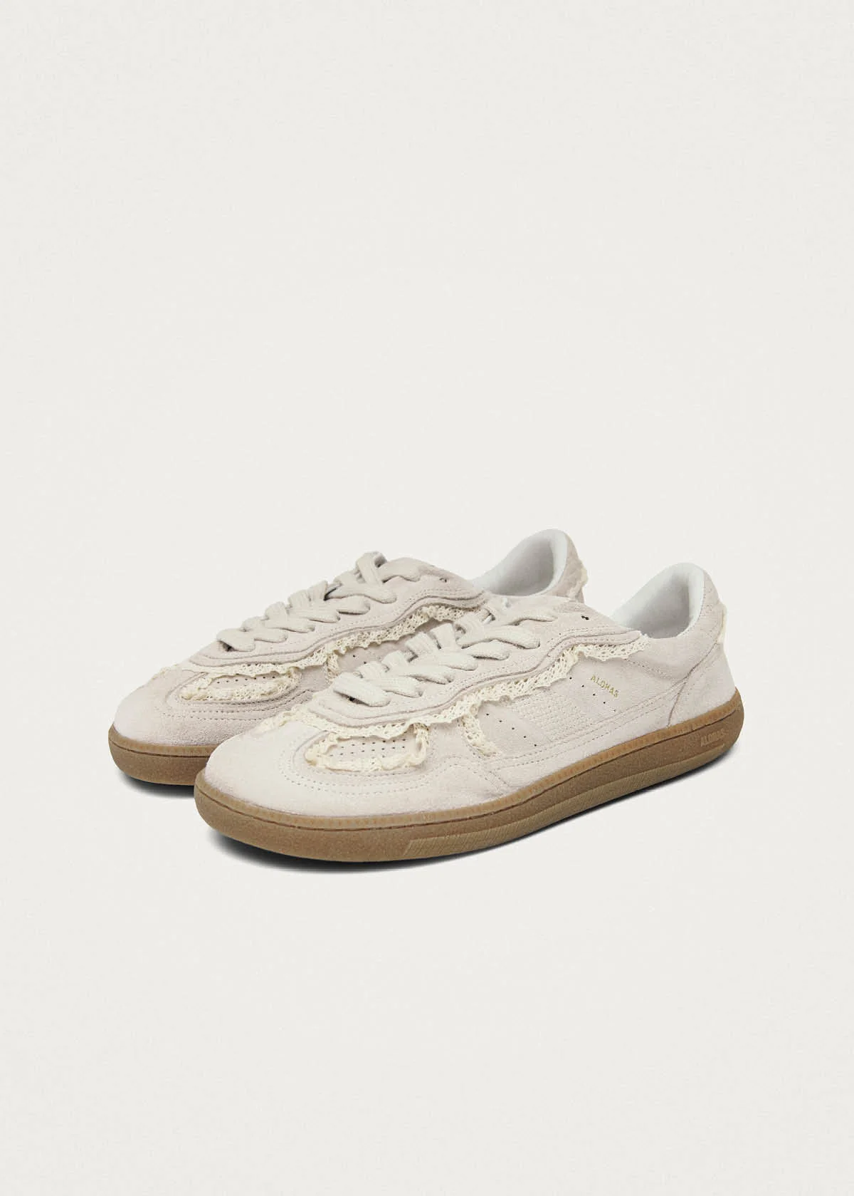 Tb.00 Barefoot Crochet Cream Leather Sneakers - Image 5