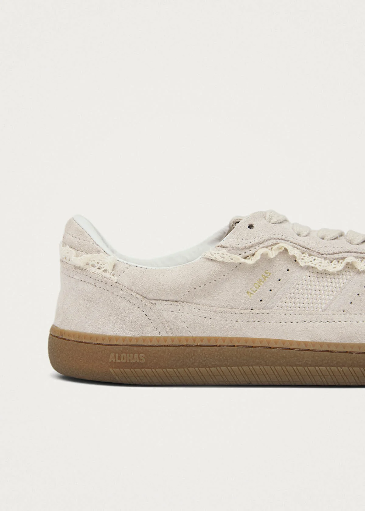 Tb.00 Barefoot Crochet Cream Leather Sneakers - Image 7