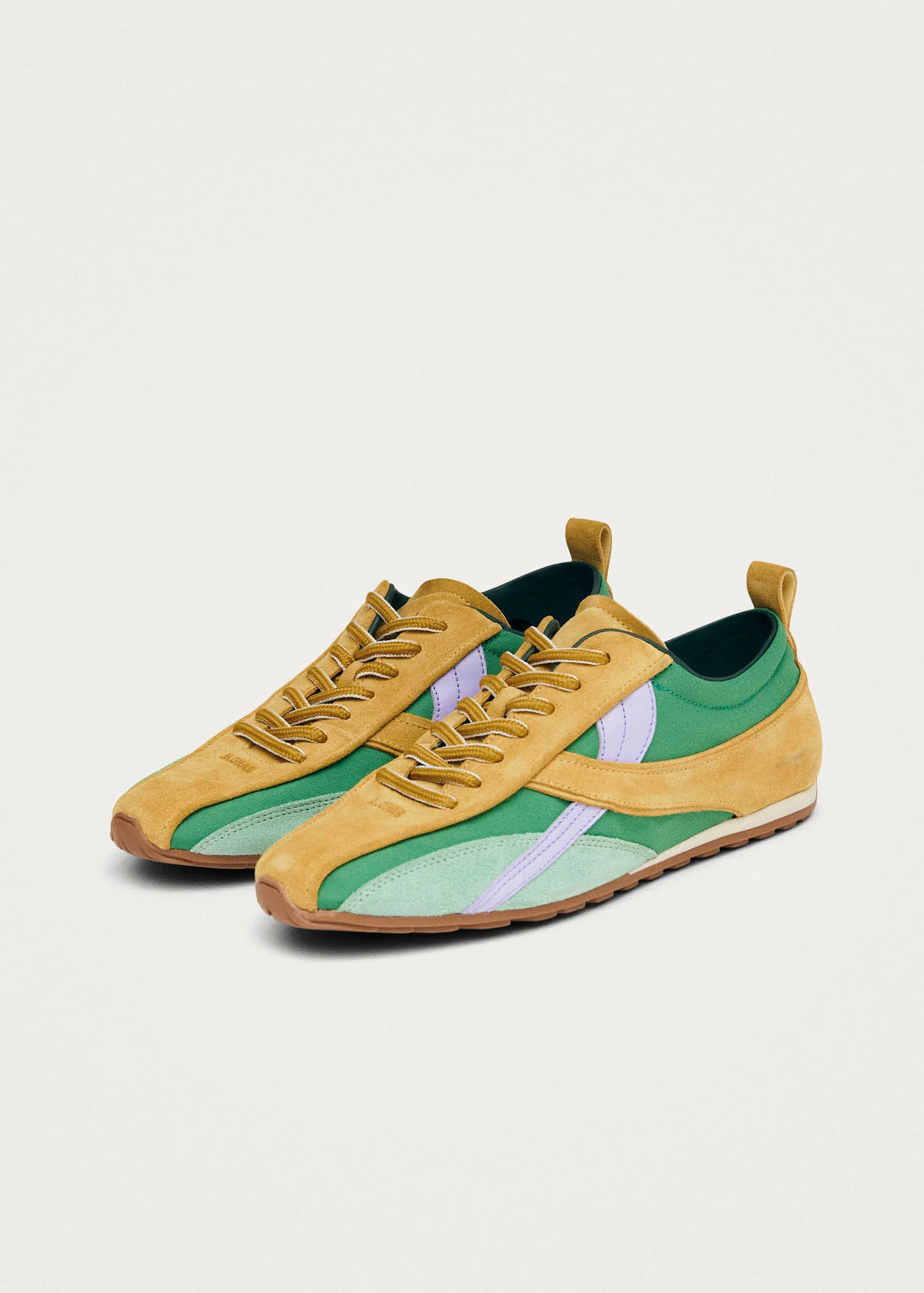 Tb.304 Nylon Green Leather Sneakers - Image 7