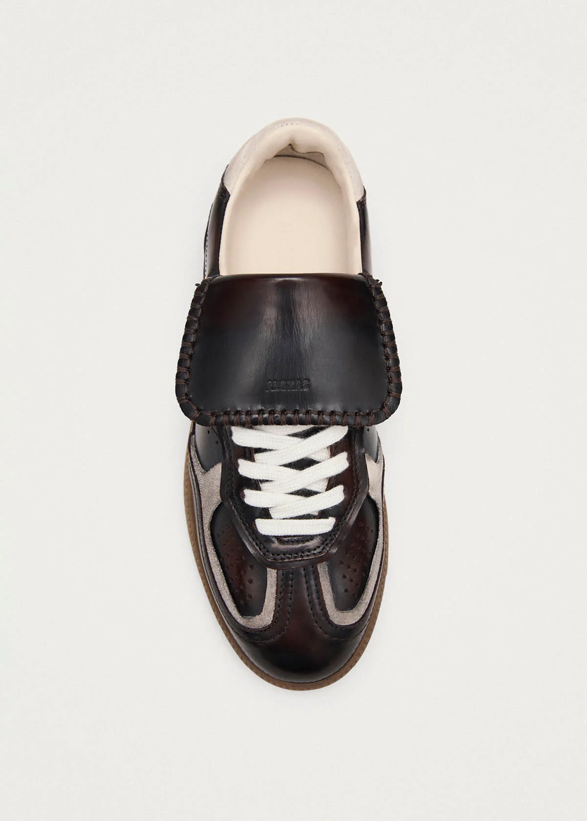 Tb.490 Club Brushed Dark Chocolate Leather Sneakers - Image 5