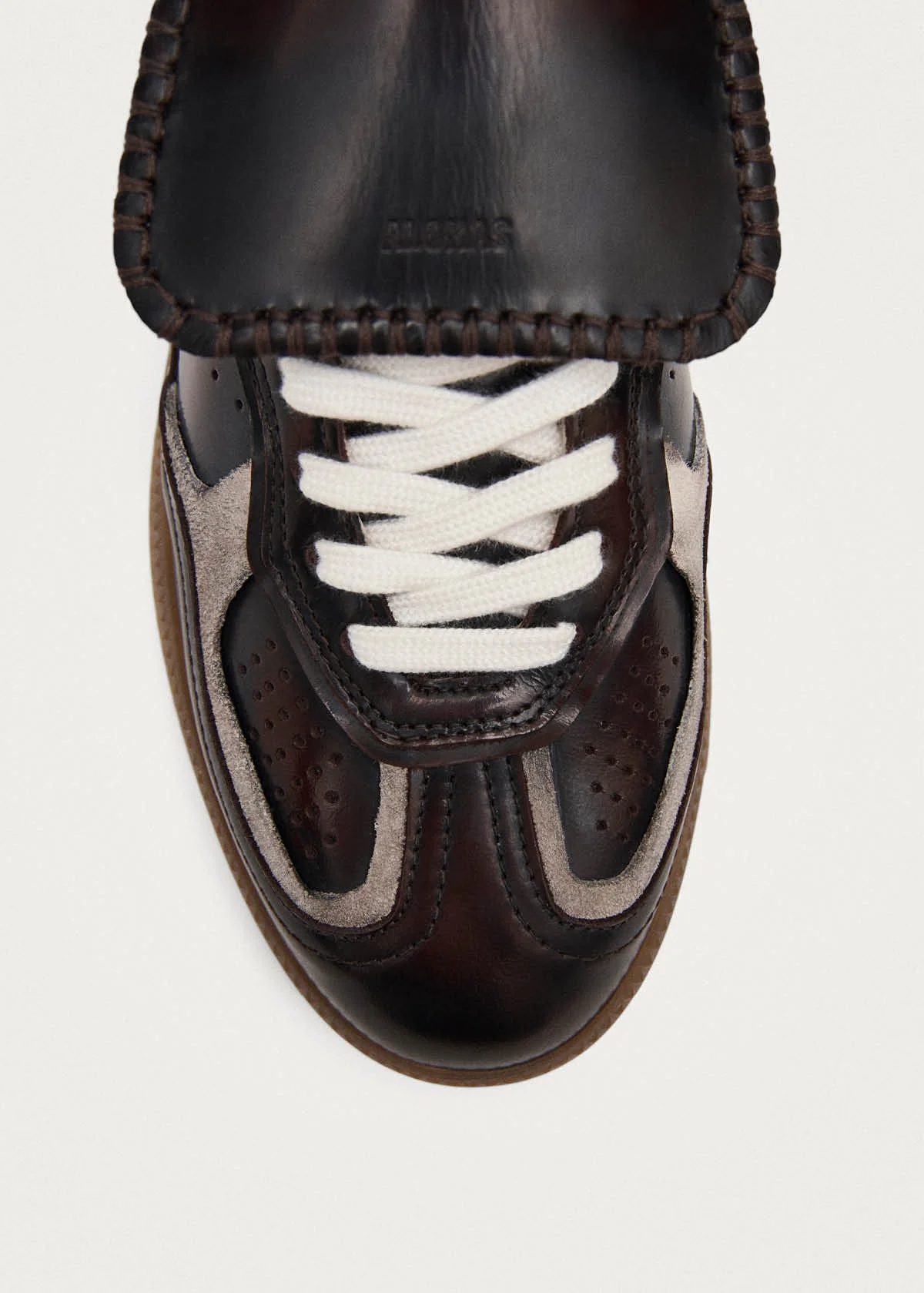 Tb.490 Club Brushed Dark Chocolate Leather Sneakers - Image 6