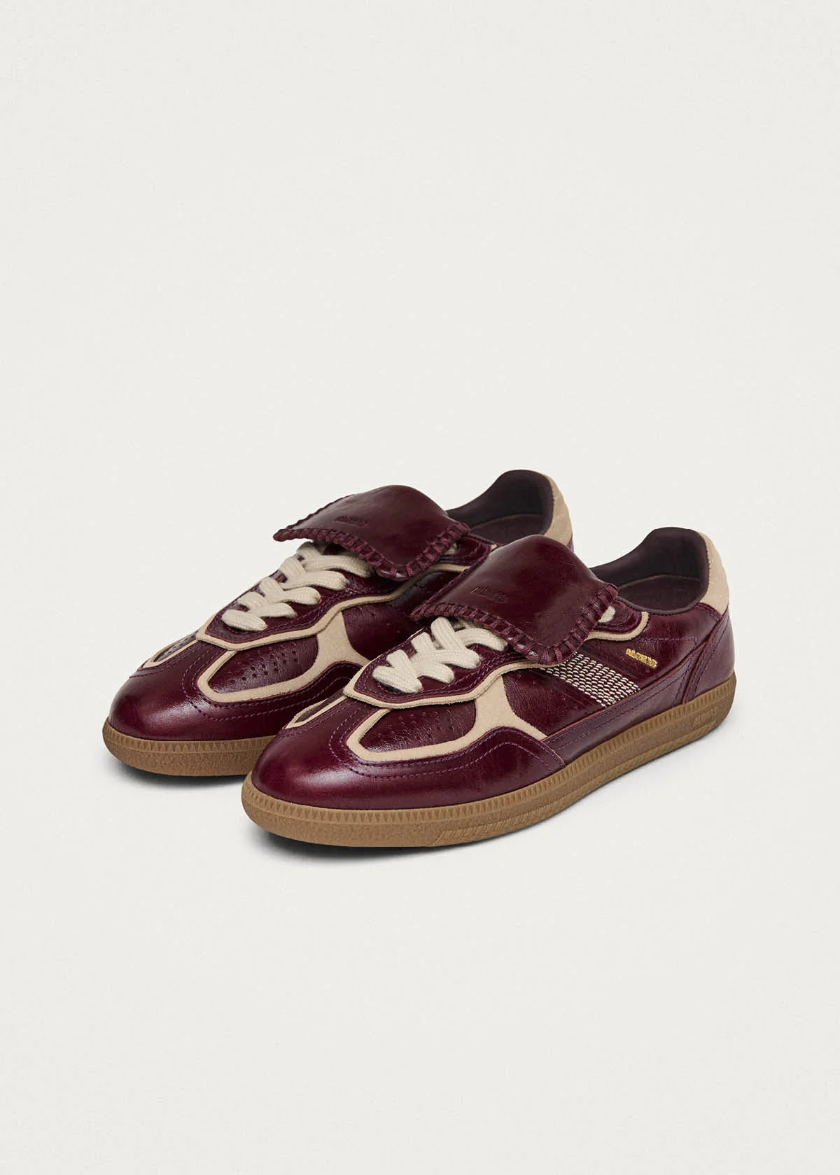 Tb.490 Club Patent Deep Burgundy Leather Sneakers - Image 2