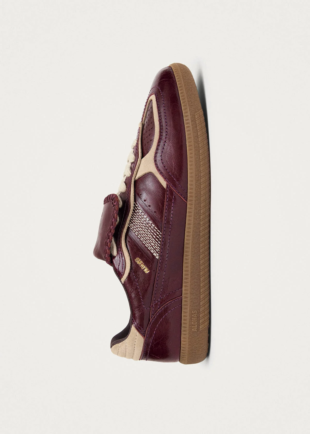 Tb.490 Club Patent Deep Burgundy Leather Sneakers - Image 4