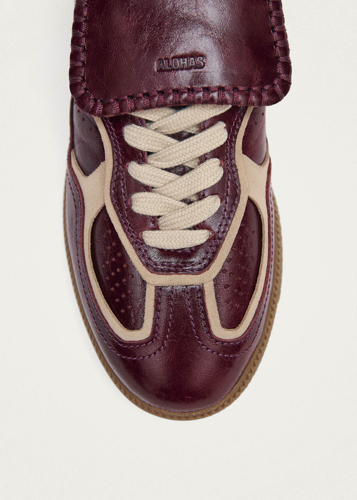 Tb.490 Club Patent Deep Burgundy Leather Sneakers - Image 7