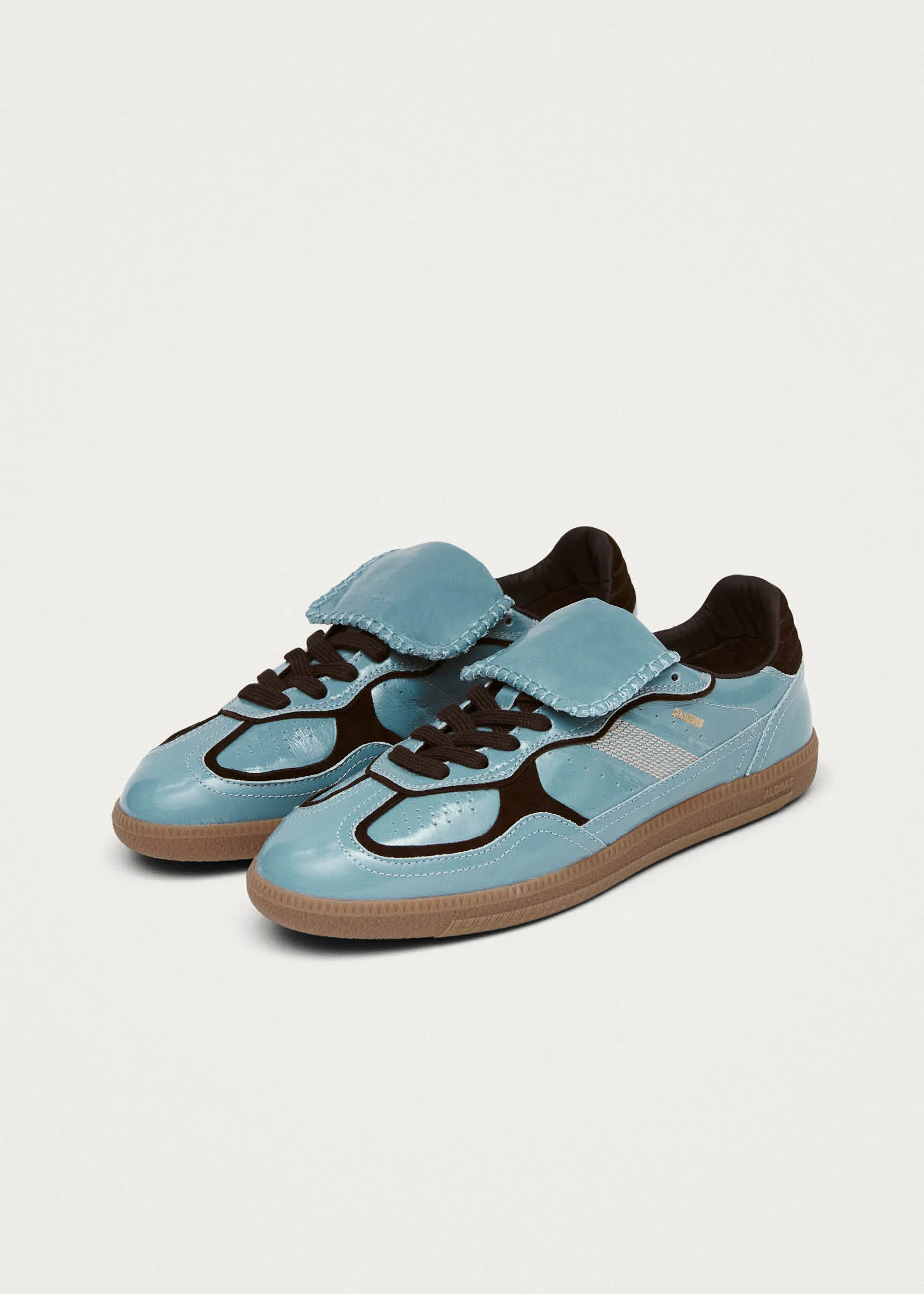 Tb.490 Club Grey Blue Patent Leather Sneakers - Image 2