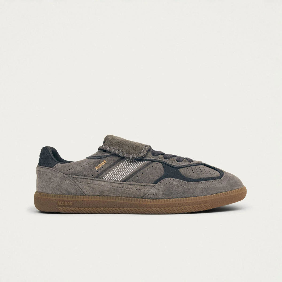 Tb.490 Club Suede Dark Grey Leather Sneakers - Image 3