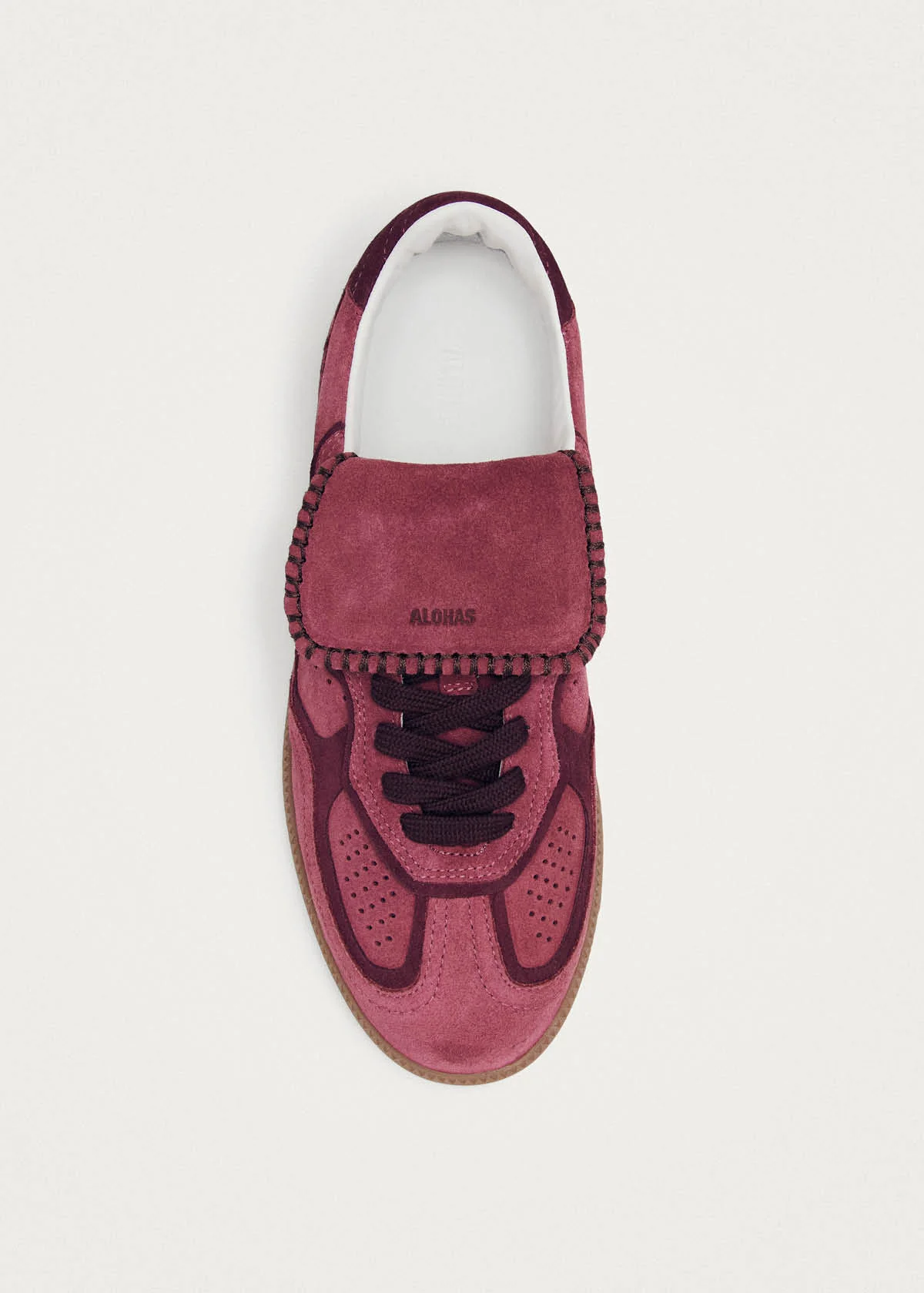 Tb.490 Club Suede Raspberry Leather Sneakers - Image 4