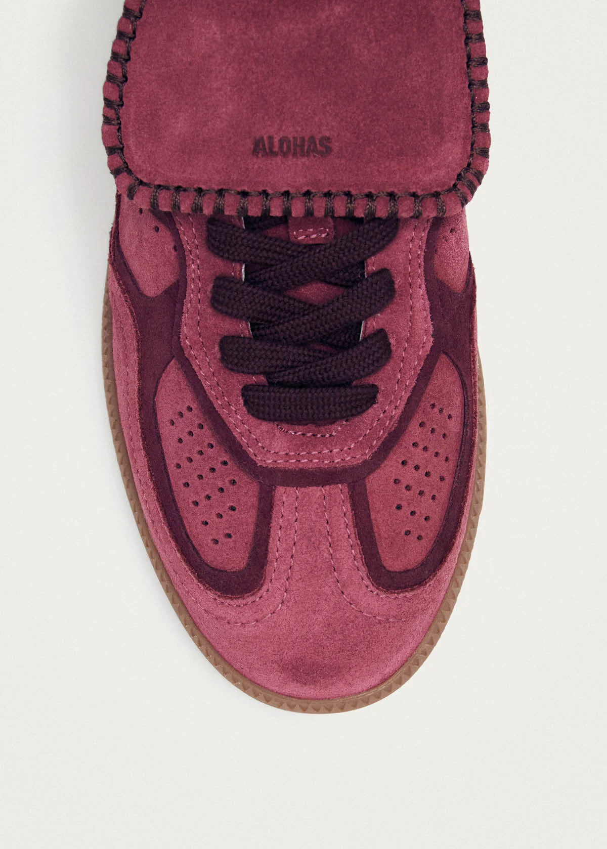 Tb.490 Club Suede Raspberry Leather Sneakers - Image 7