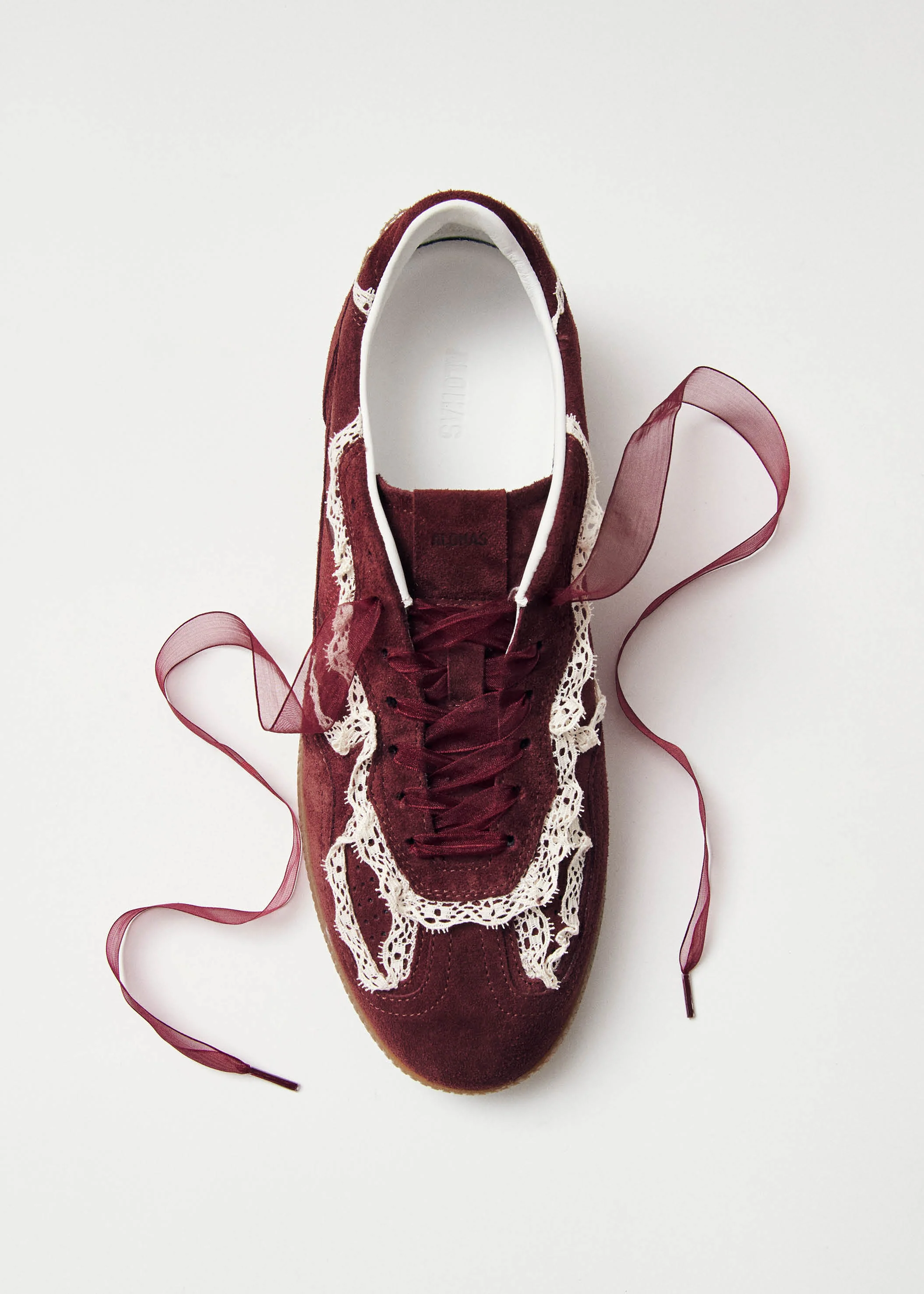 Tb.490 Crochet Burgundy Leather Sneakers - Image 4