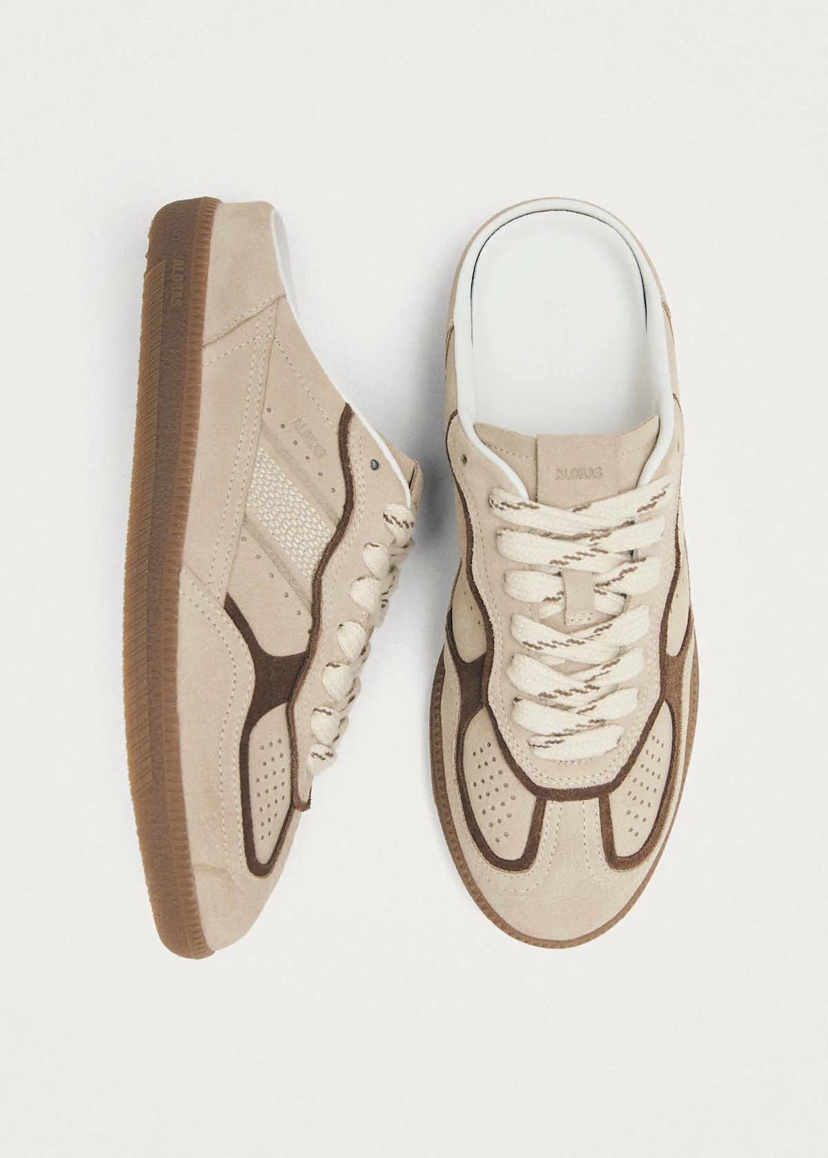 Tb.490 Mule Cream Leather Sneakers - Image 4
