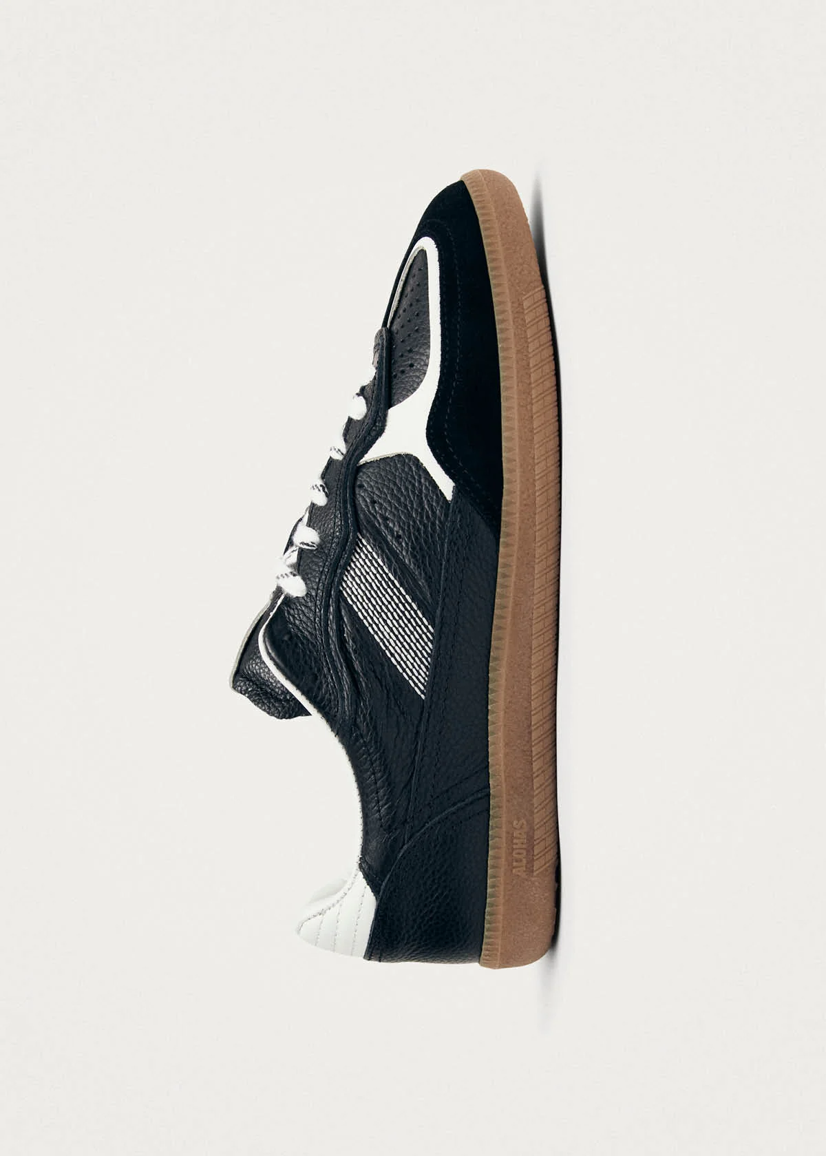 Tb.490 Rife Grain Black & White Leather Sneakers - Image 4