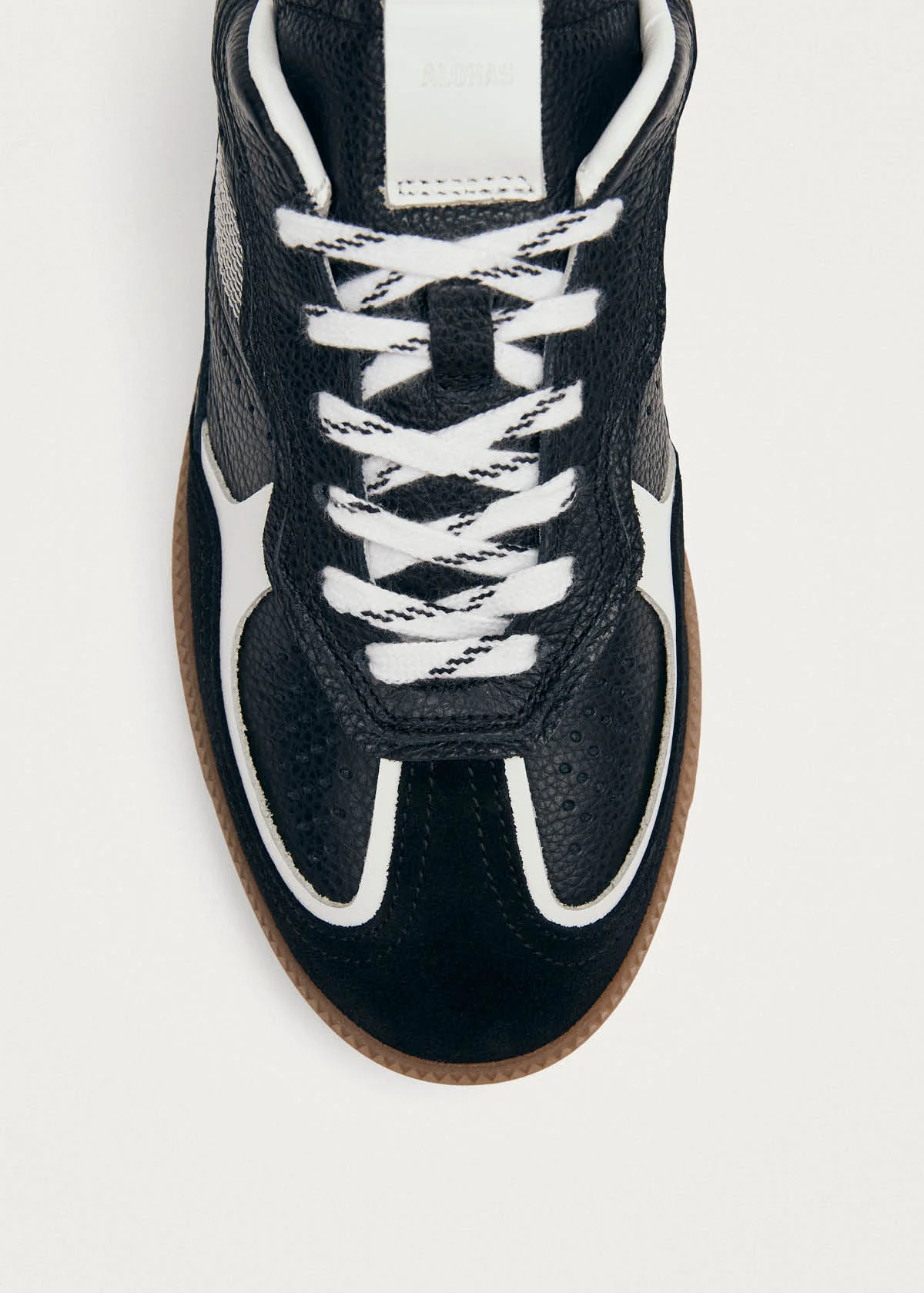 Tb.490 Rife Grain Black & White Leather Sneakers - Image 7