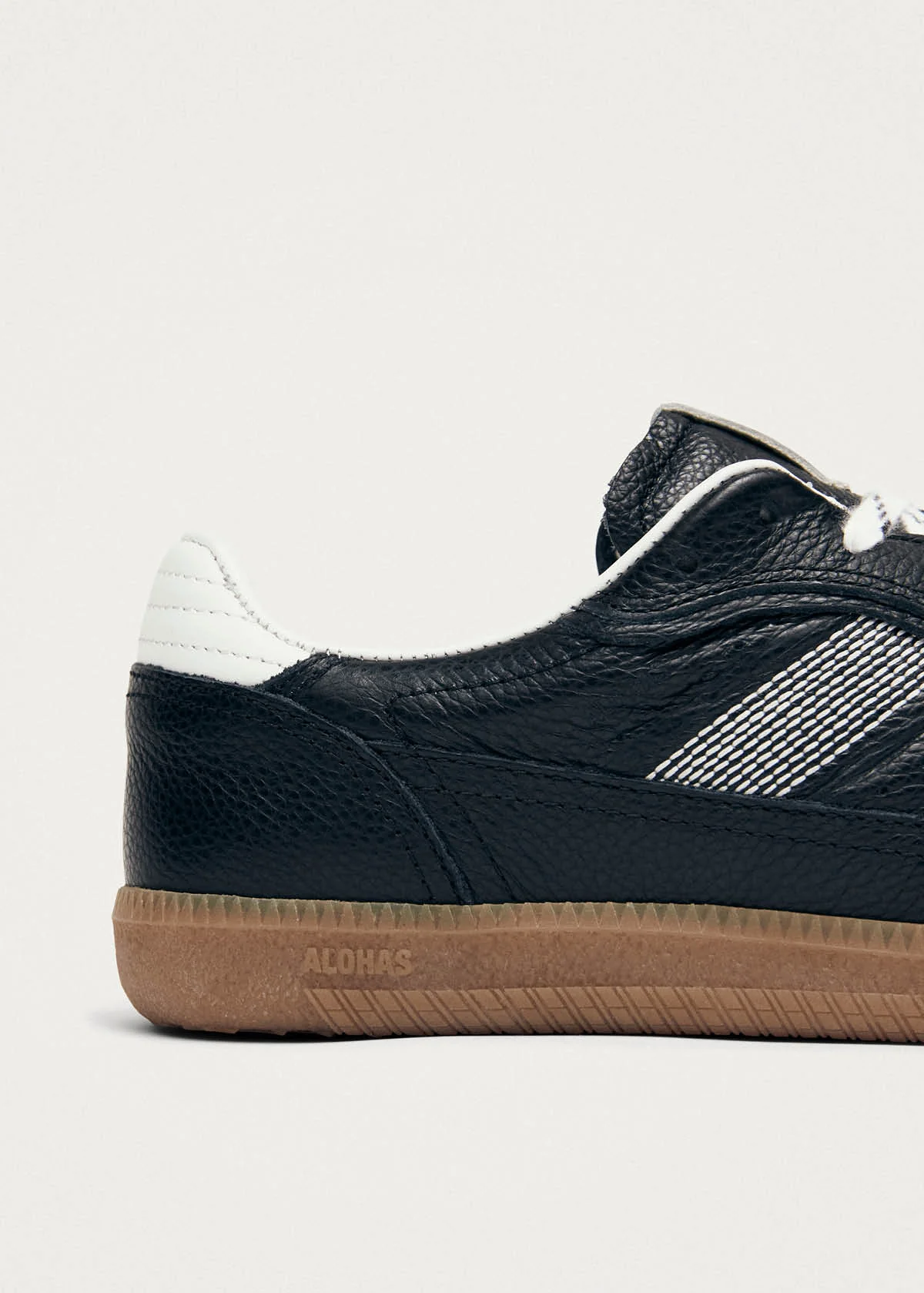 Tb.490 Rife Grain Black & White Leather Sneakers - Image 8