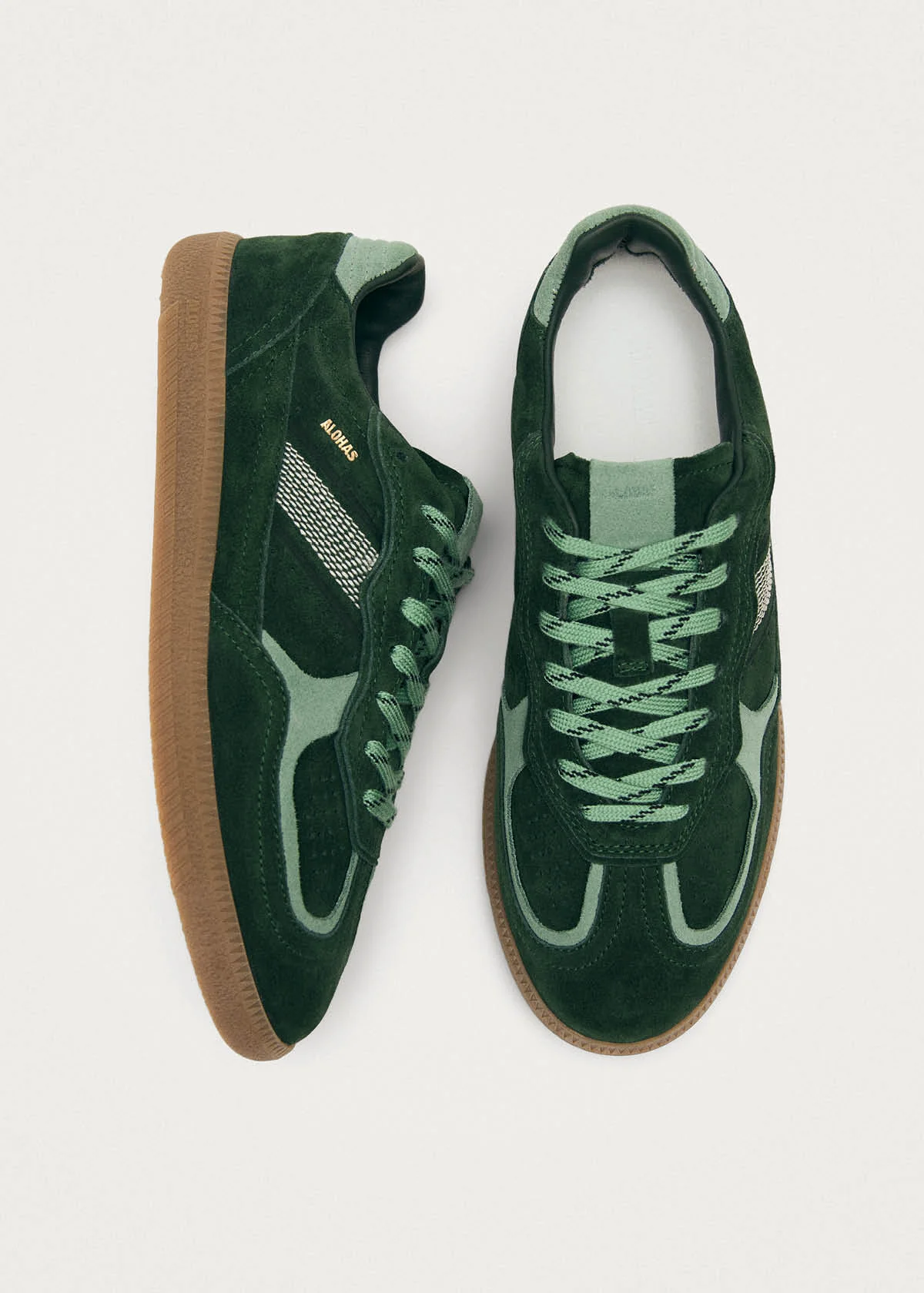 Tb.490 Rife Green Tones Leather Sneakers - Image 8